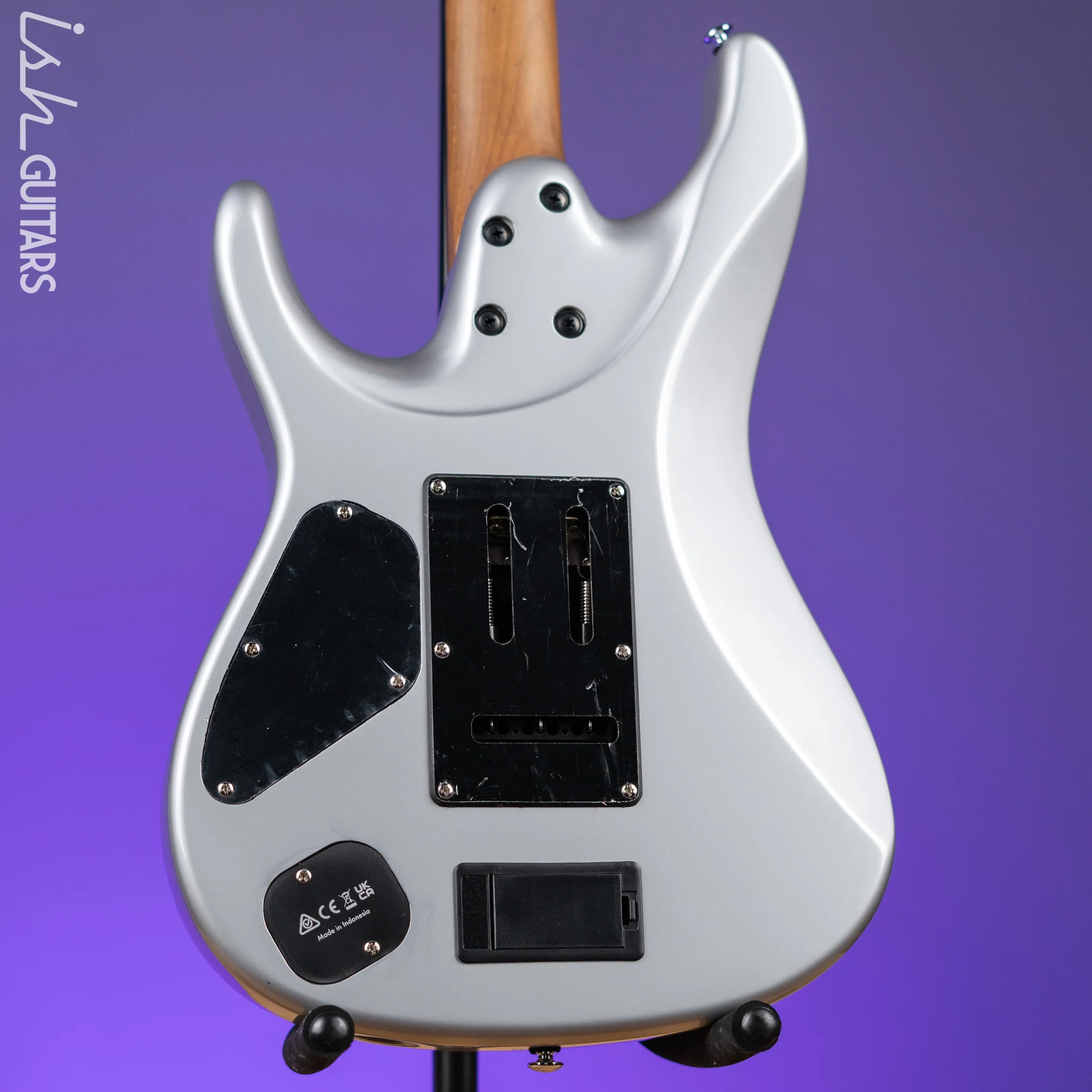 Ibanez TOD10 Tim Henson Signature Electric Guitar Classic Silver - Image 8