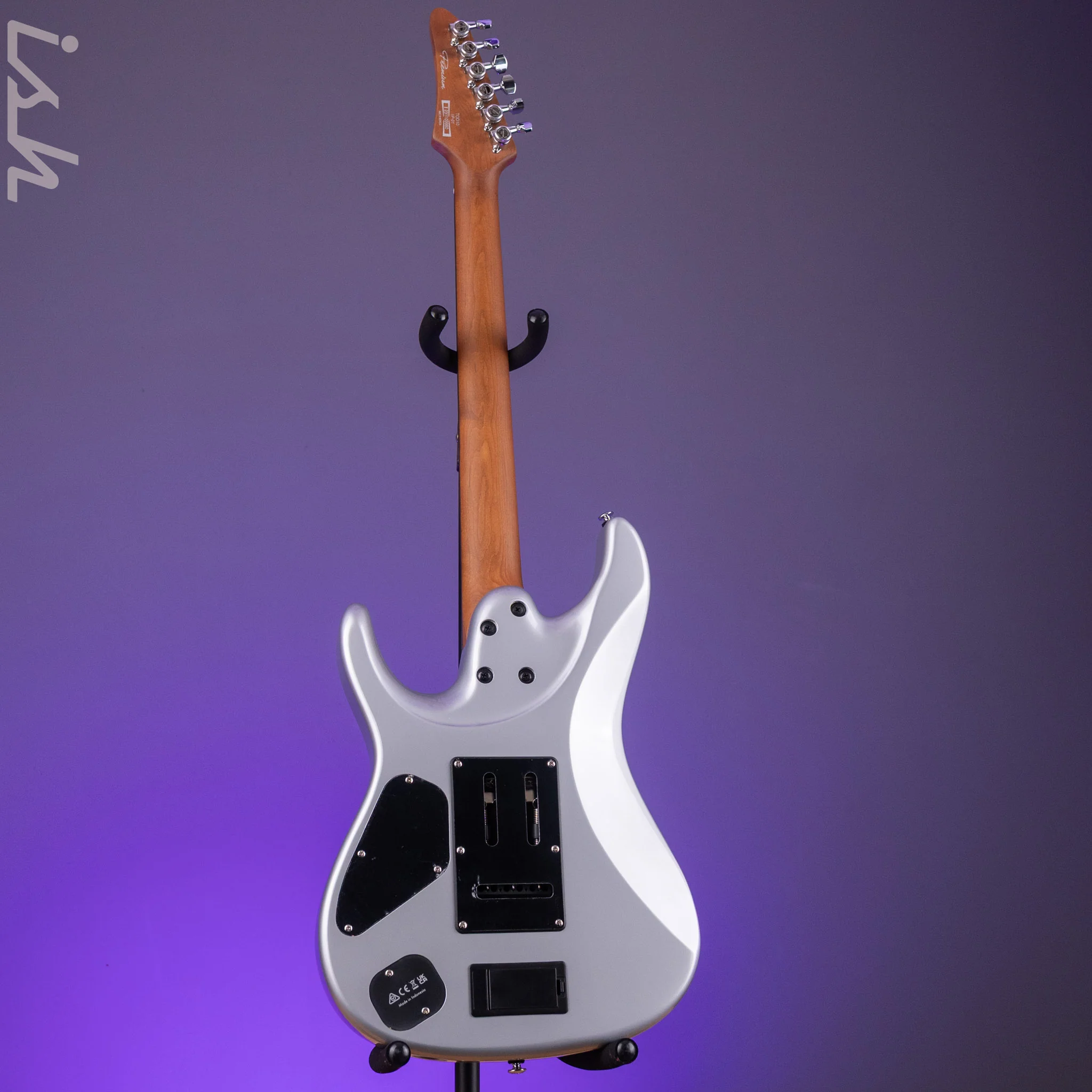 Ibanez TOD10 Tim Henson Signature Electric Guitar Classic Silver Demo - Image 8
