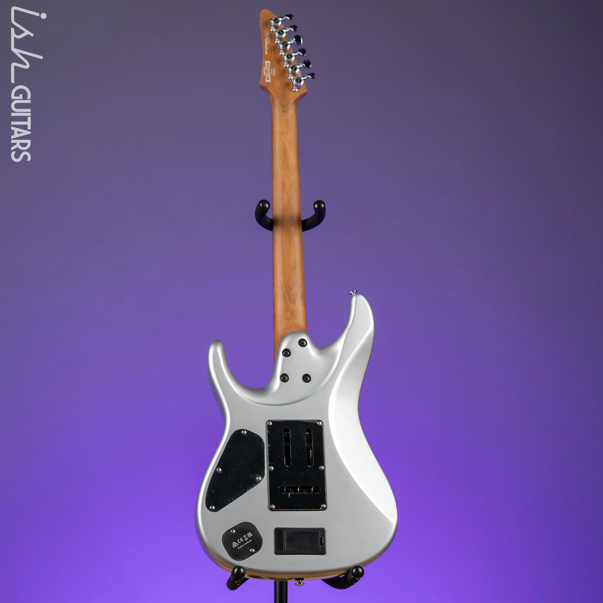 Ibanez TOD10 Tim Henson Signature Electric Guitar Classic Silver Demo - Image 8