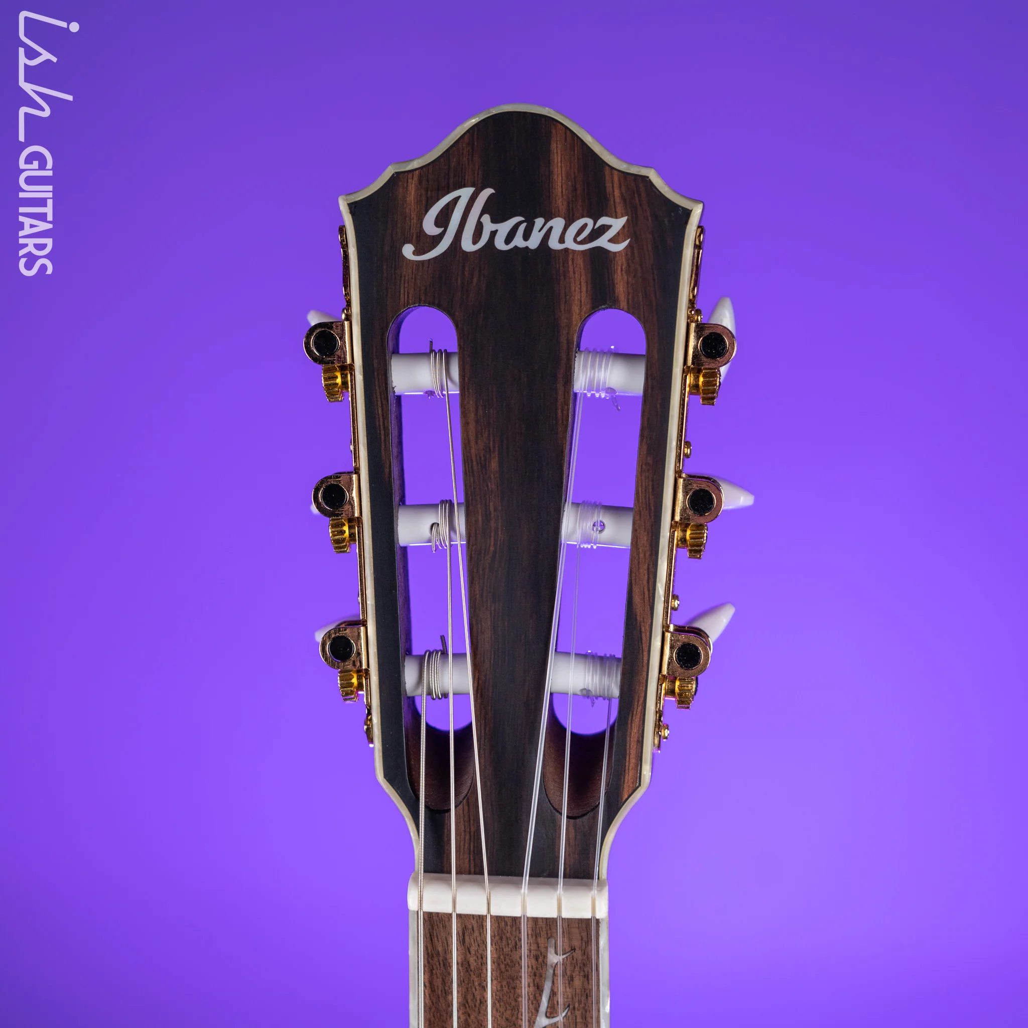 Ibanez TOD10N Tim Henson Signature Nylon Acoustic-Electric Guitar Transparent Black Flat - Image 6