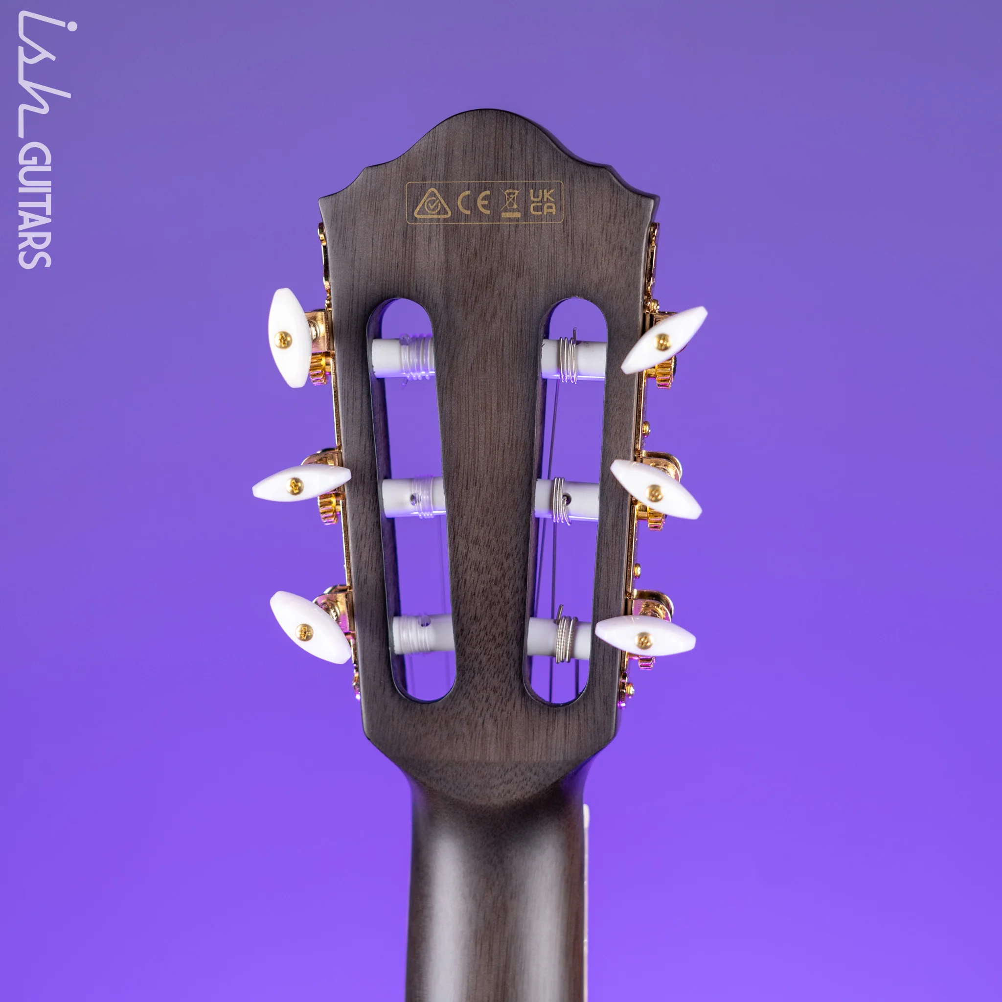 Ibanez TOD10N Tim Henson Signature Nylon Acoustic-Electric Guitar Transparent Black Flat - Image 11
