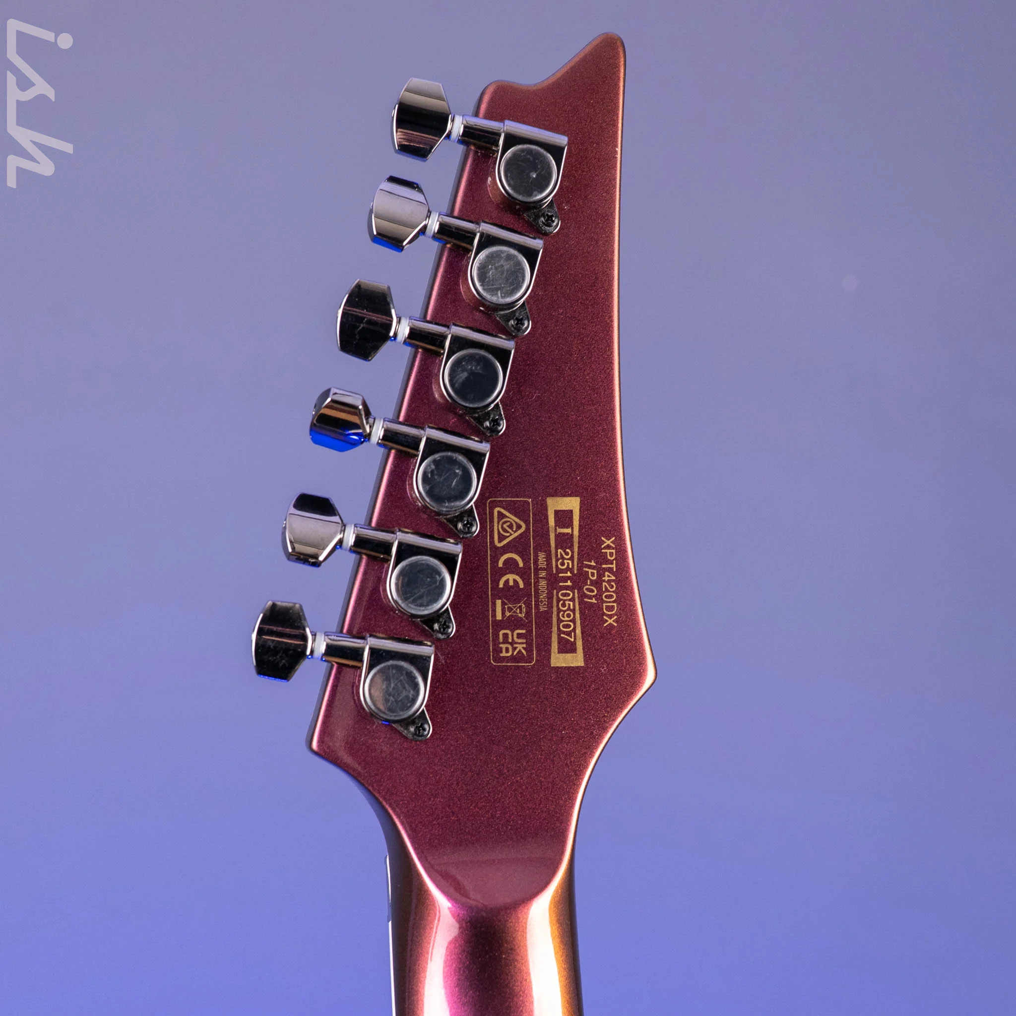 Ibanez XPT420DX Electric Guitar Rose Gold Chameleon - Image 12