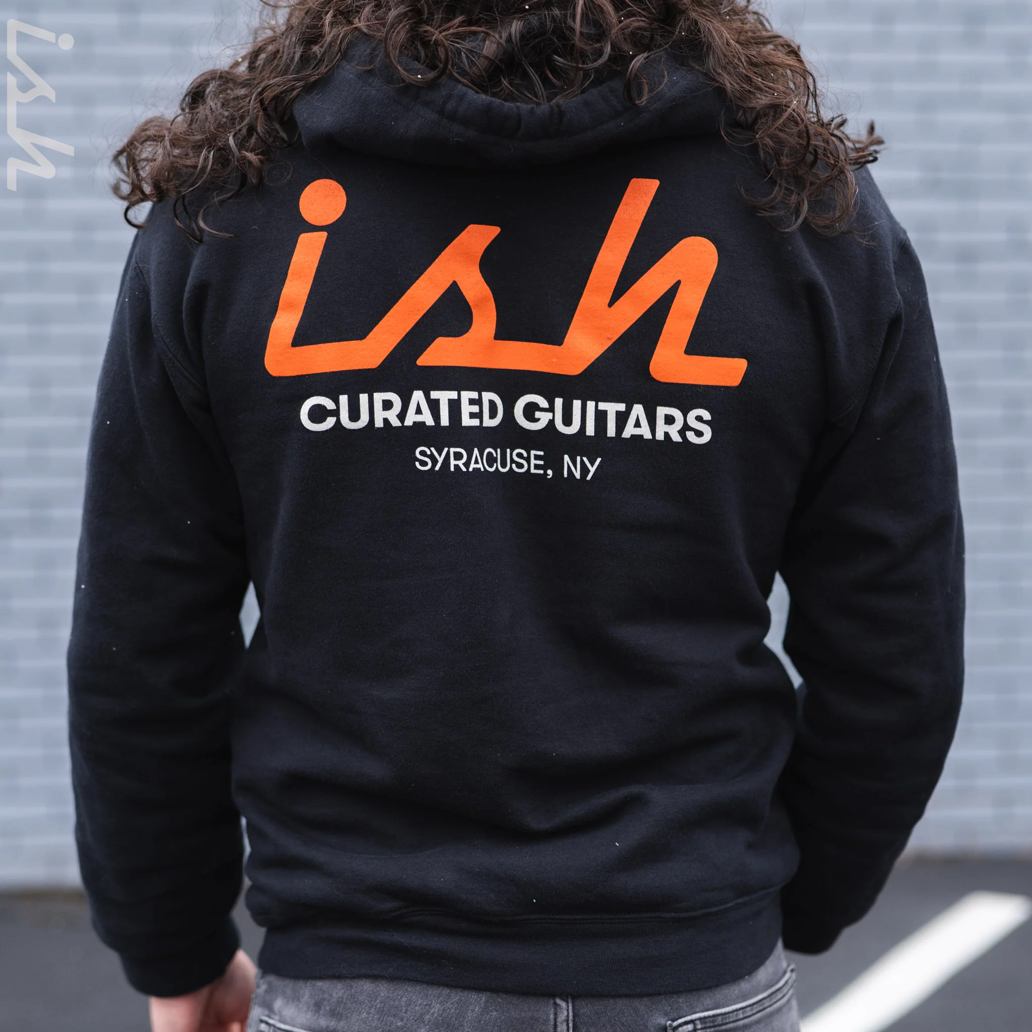 Ish Black Zip-Up Hoodie - Image 5