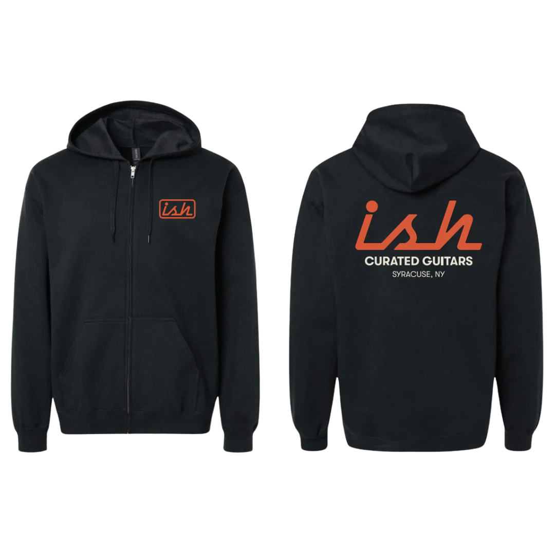 Ish Black Zip-Up Hoodie - Image 6