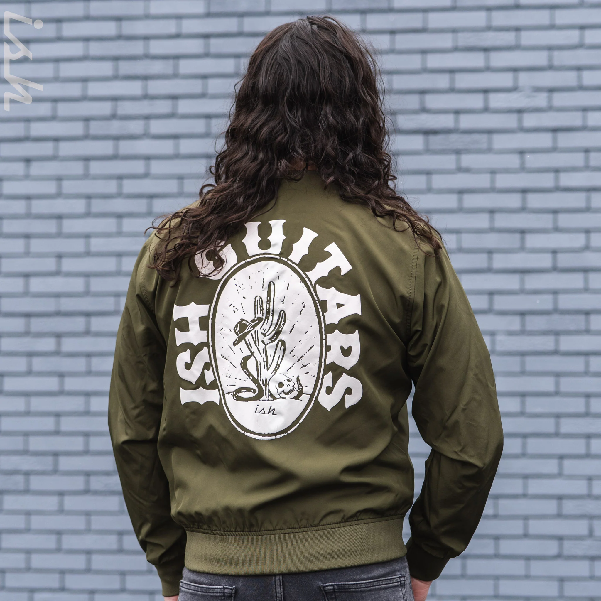 Ish Cactus Lightweight Bomber Jacket - Image 6