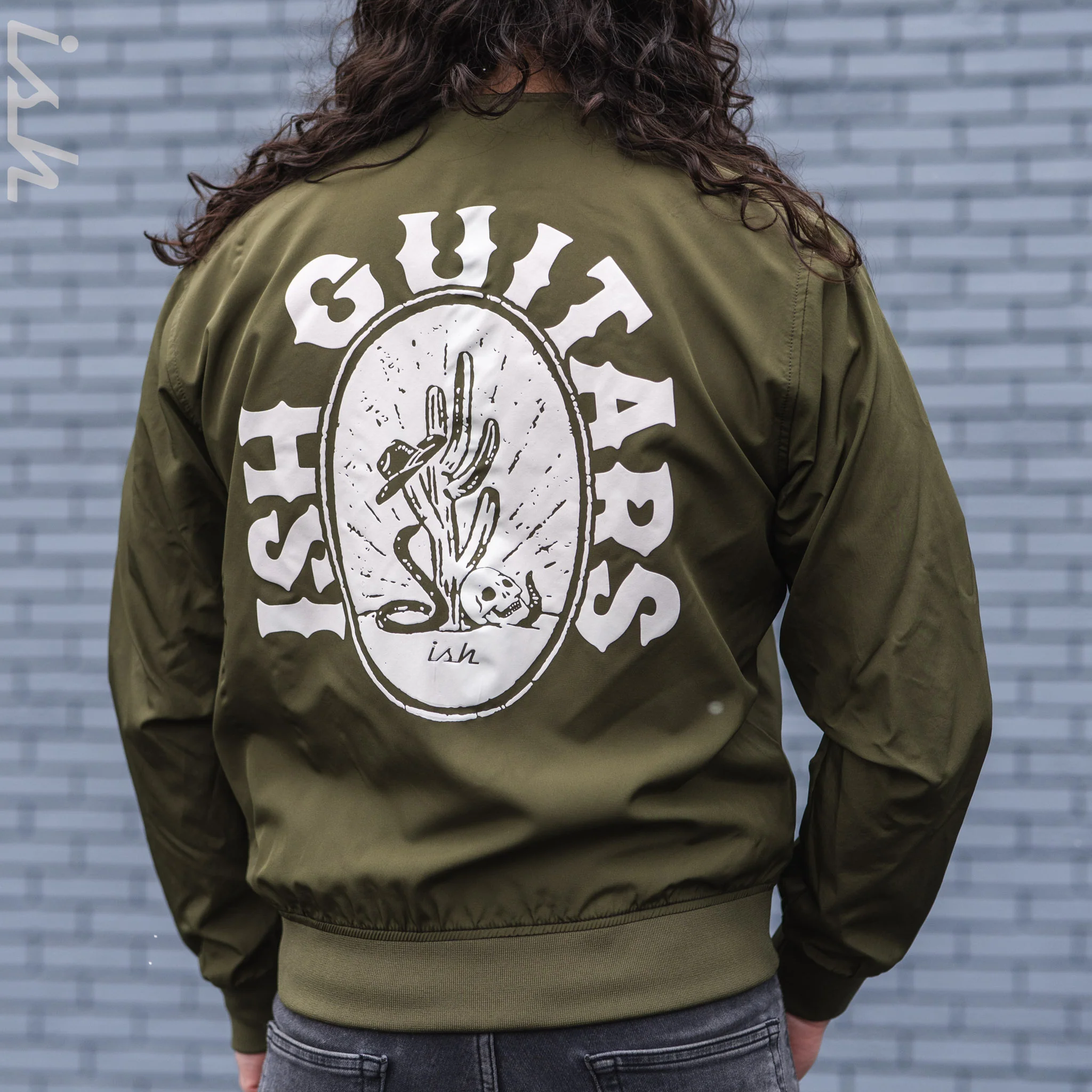 Ish Cactus Lightweight Bomber Jacket - Image 7