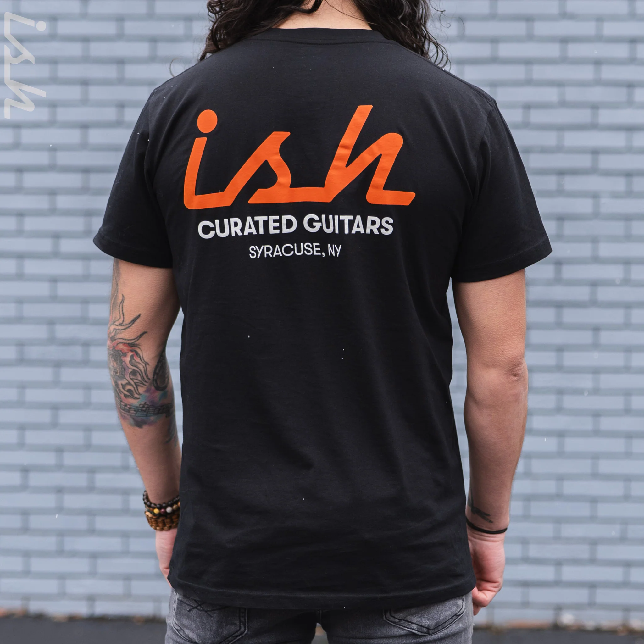 Ish Logo T-Shirt Black - Image 6