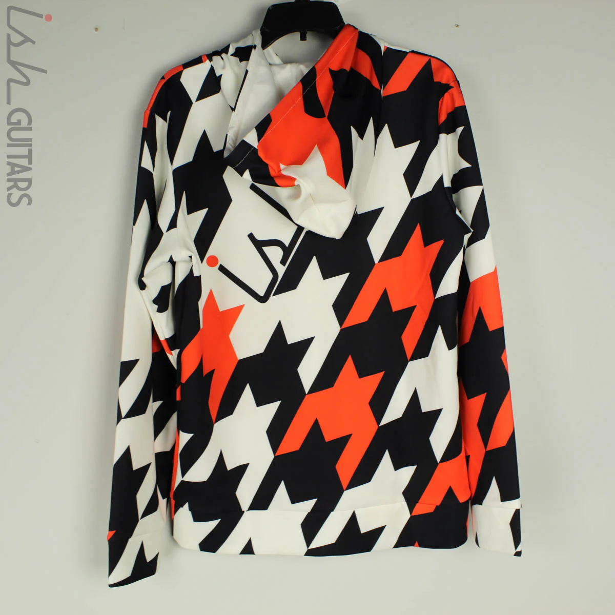 Ish Houndstooth Activewear Lightweight Hoodie - Image 4