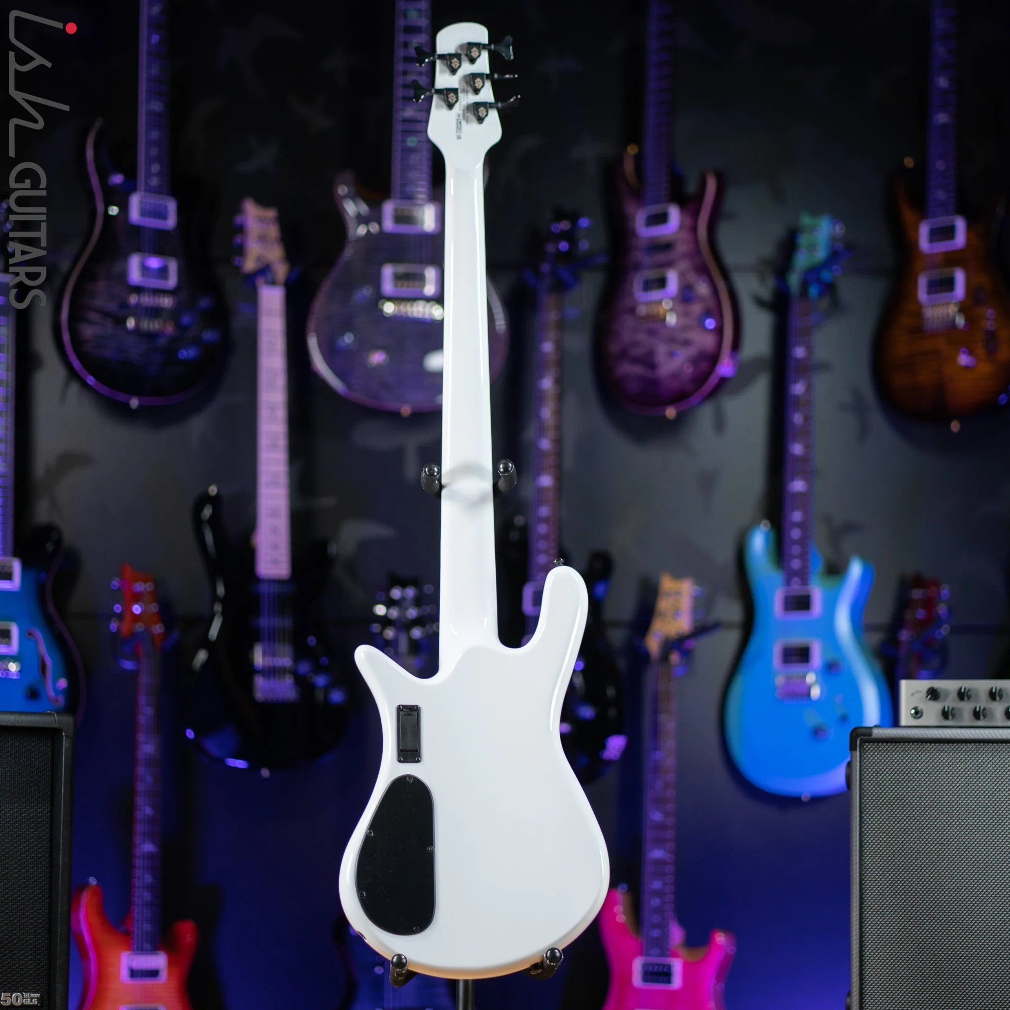 Ish X Spector NS Dimension 5 String EMG Darkglass White Gloss DEMO - Image 10