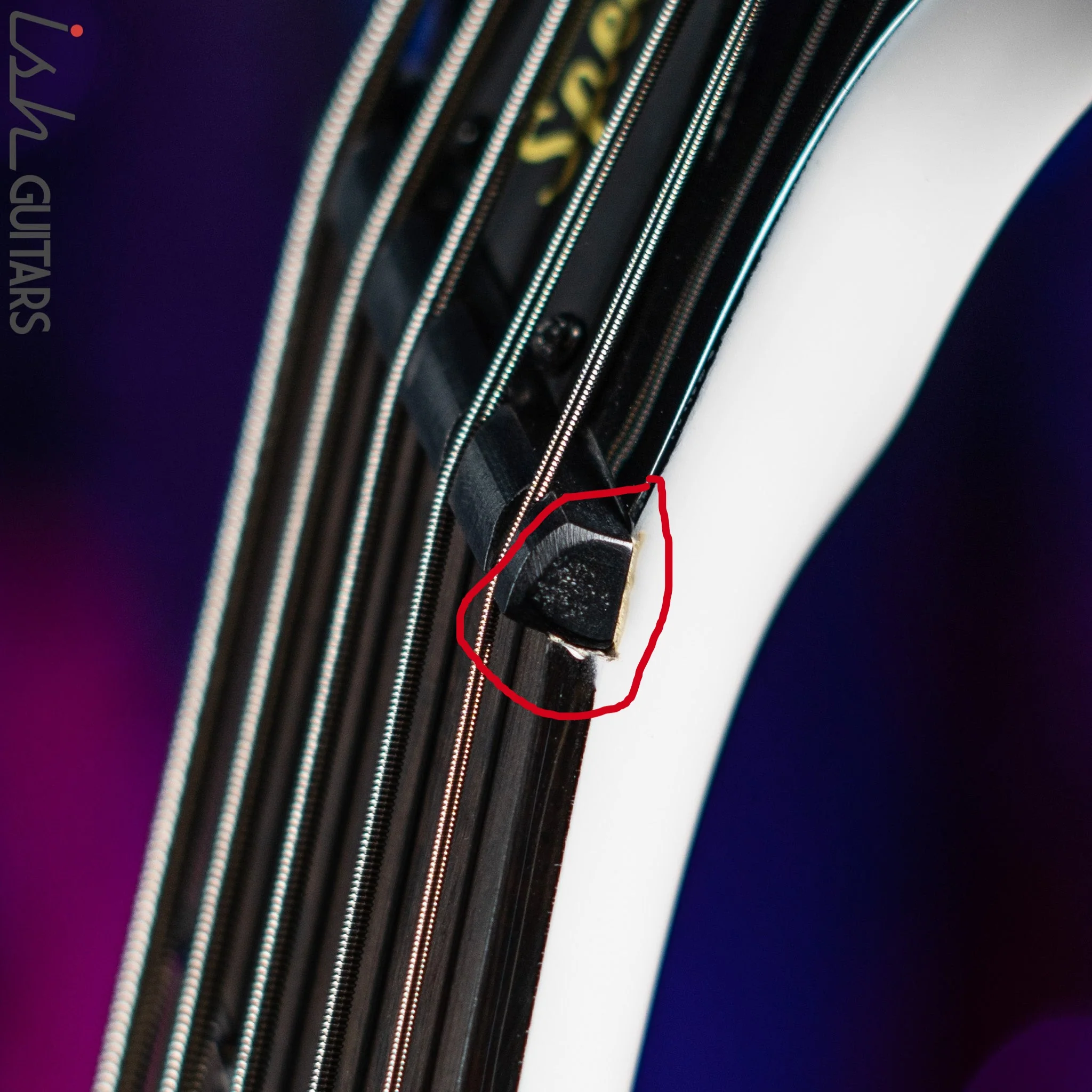 Ish X Spector NS Dimension 5 String EMG Darkglass White Gloss DEMO - Image 7