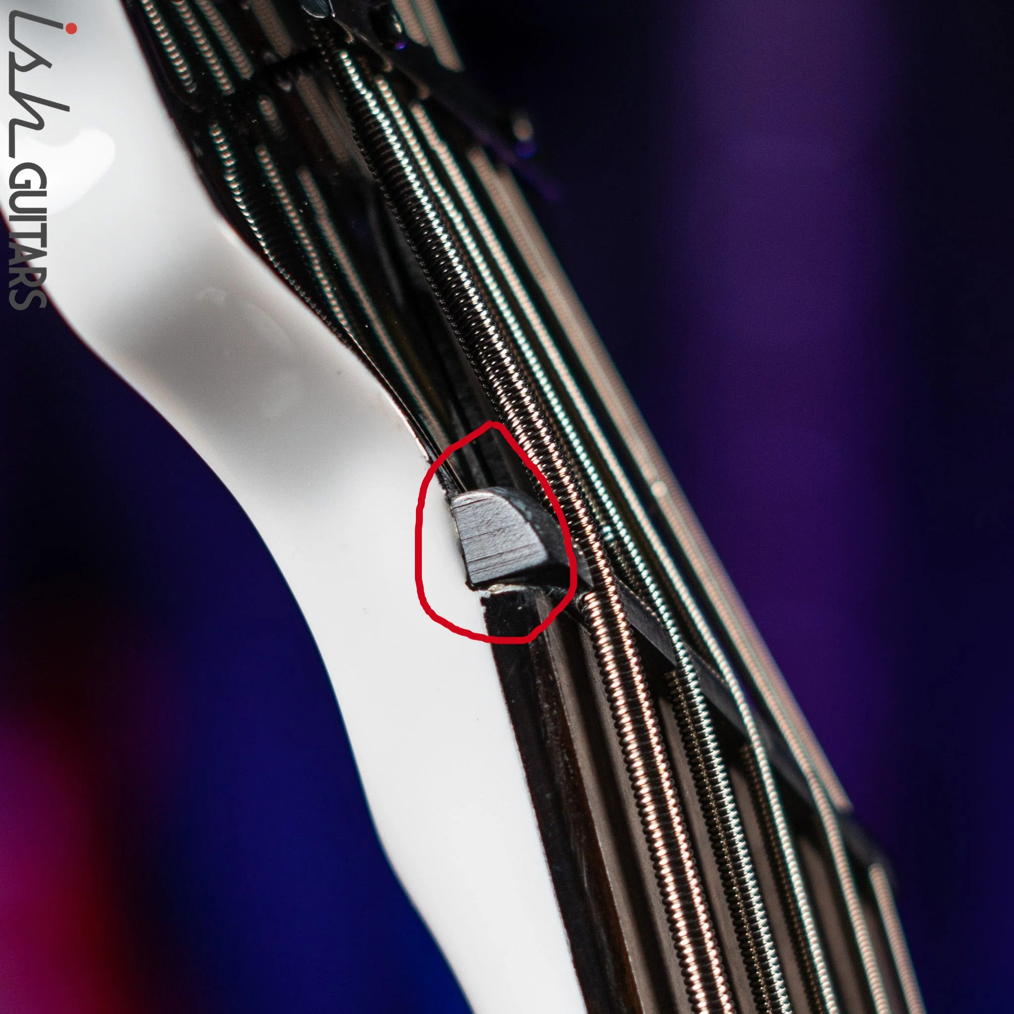 Ish X Spector NS Dimension 5 String EMG Darkglass White Gloss DEMO - Image 8