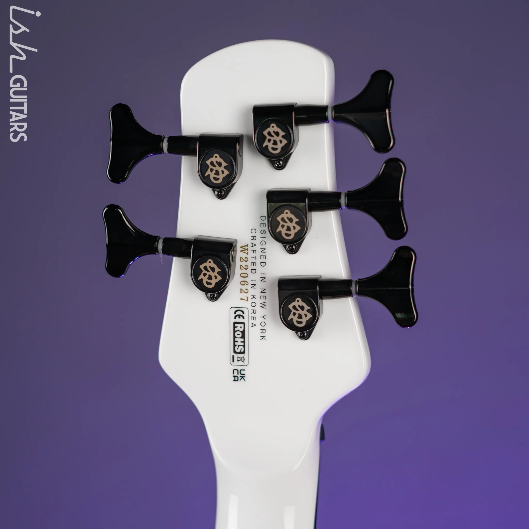 Ish X Spector NS Dimension 5 String EMG Darkglass White Gloss Demo - Image 13