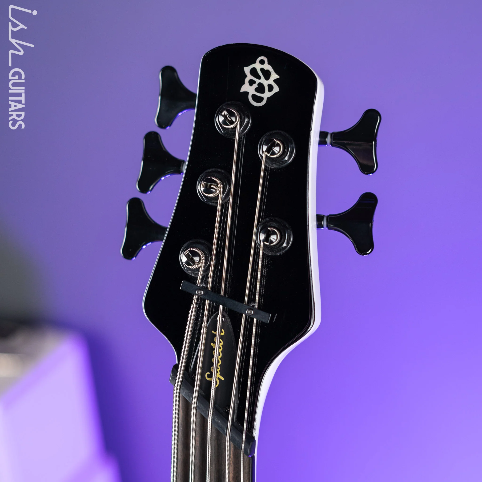 Ish X Spector NS Dimension 5 String EMG Darkglass White Gloss Demo - Image 7