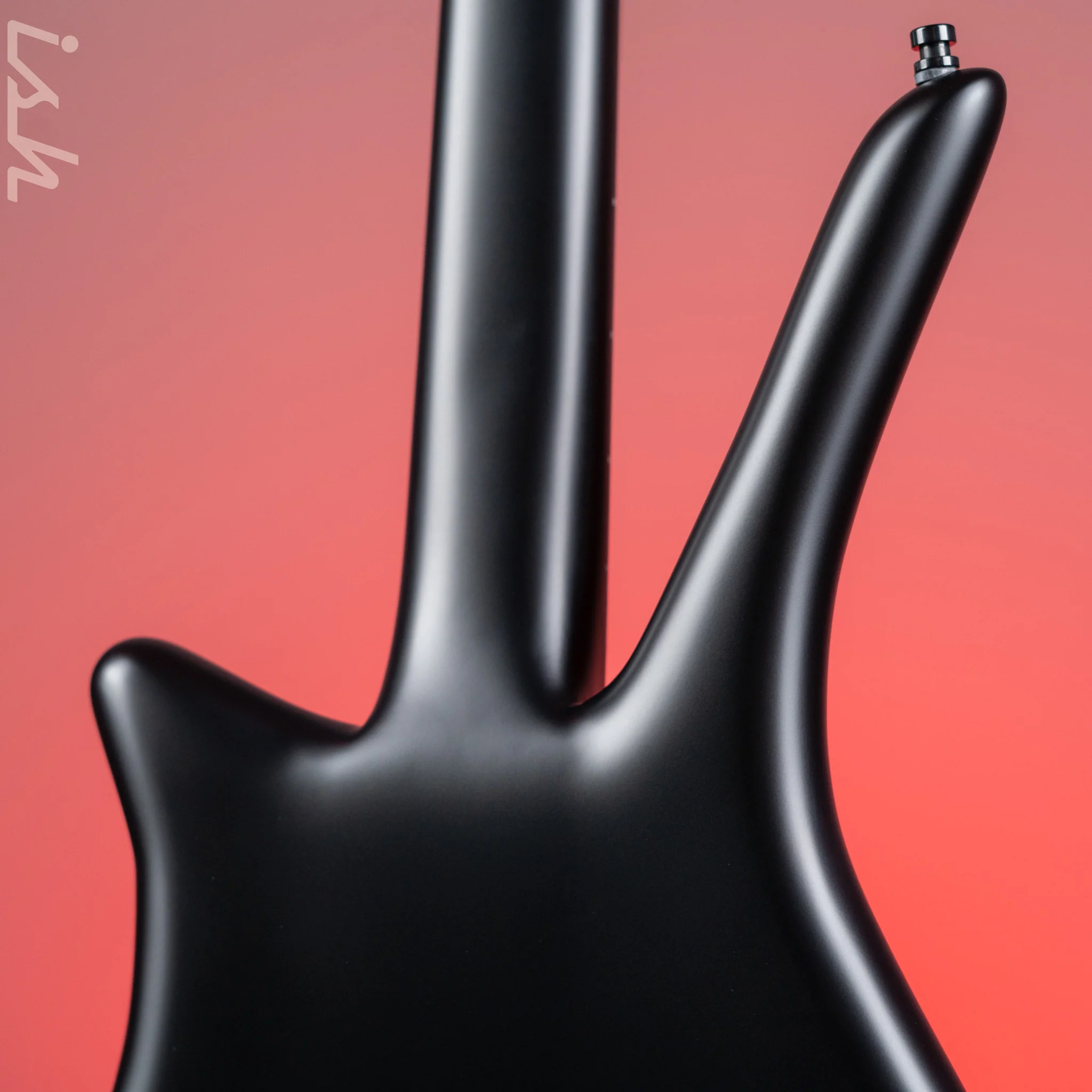Ish x Warwick Dolphin SN TCS Custom Shop Endangered Species 4-String Bass Black Satin Ebony Fretboard - Image 10