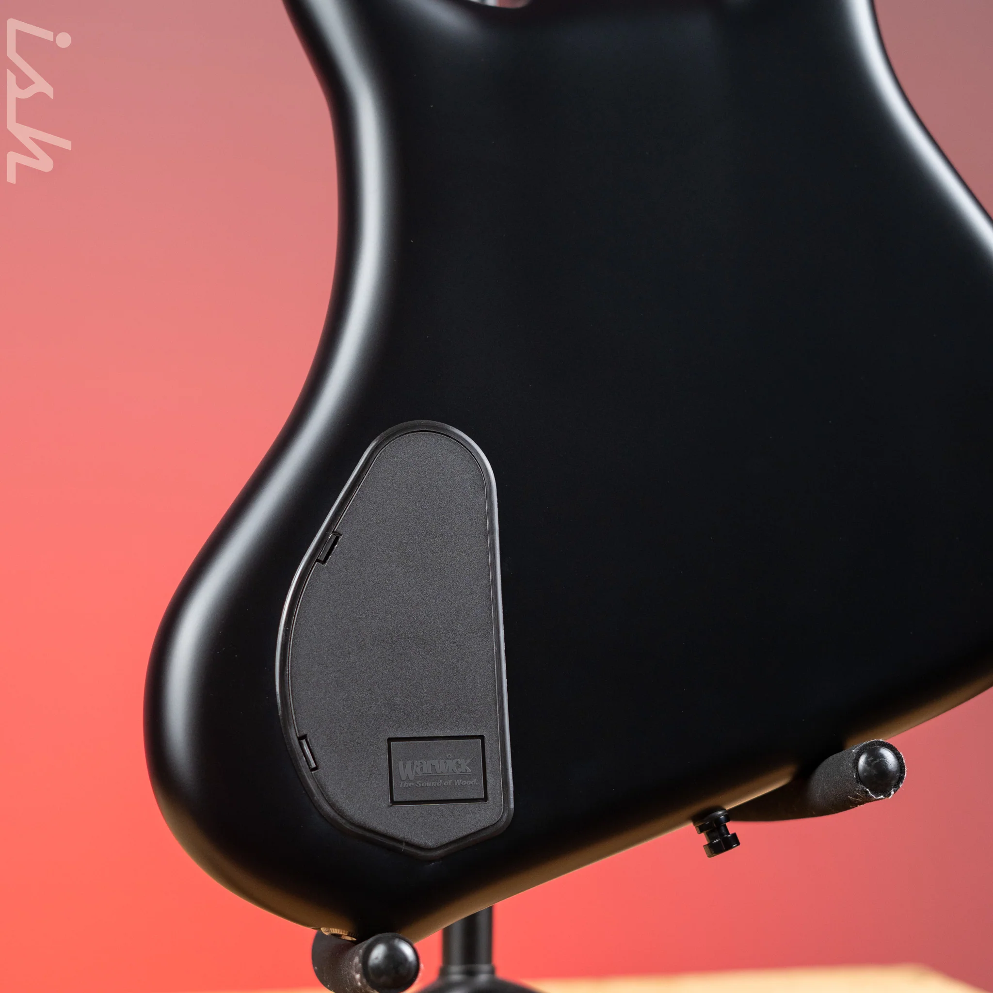 Ish x Warwick Dolphin SN TCS Custom Shop Endangered Species 4-String Bass Black Satin Ebony Fretboard - Image 11