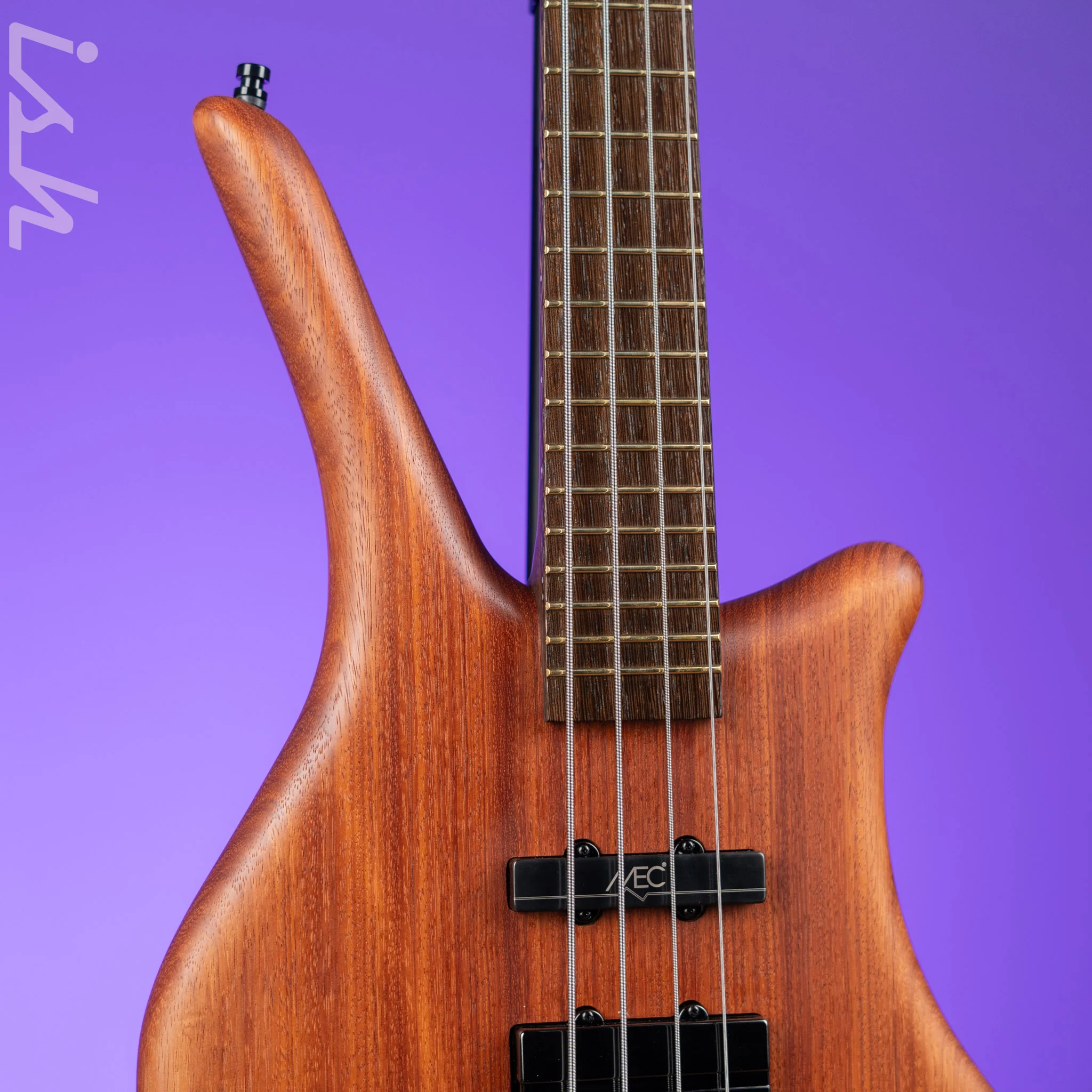Ish x Warwick Dolphin SN TCS Custom Shop Endangered Species 4-String Bass Wenge Fretboard - Image 3