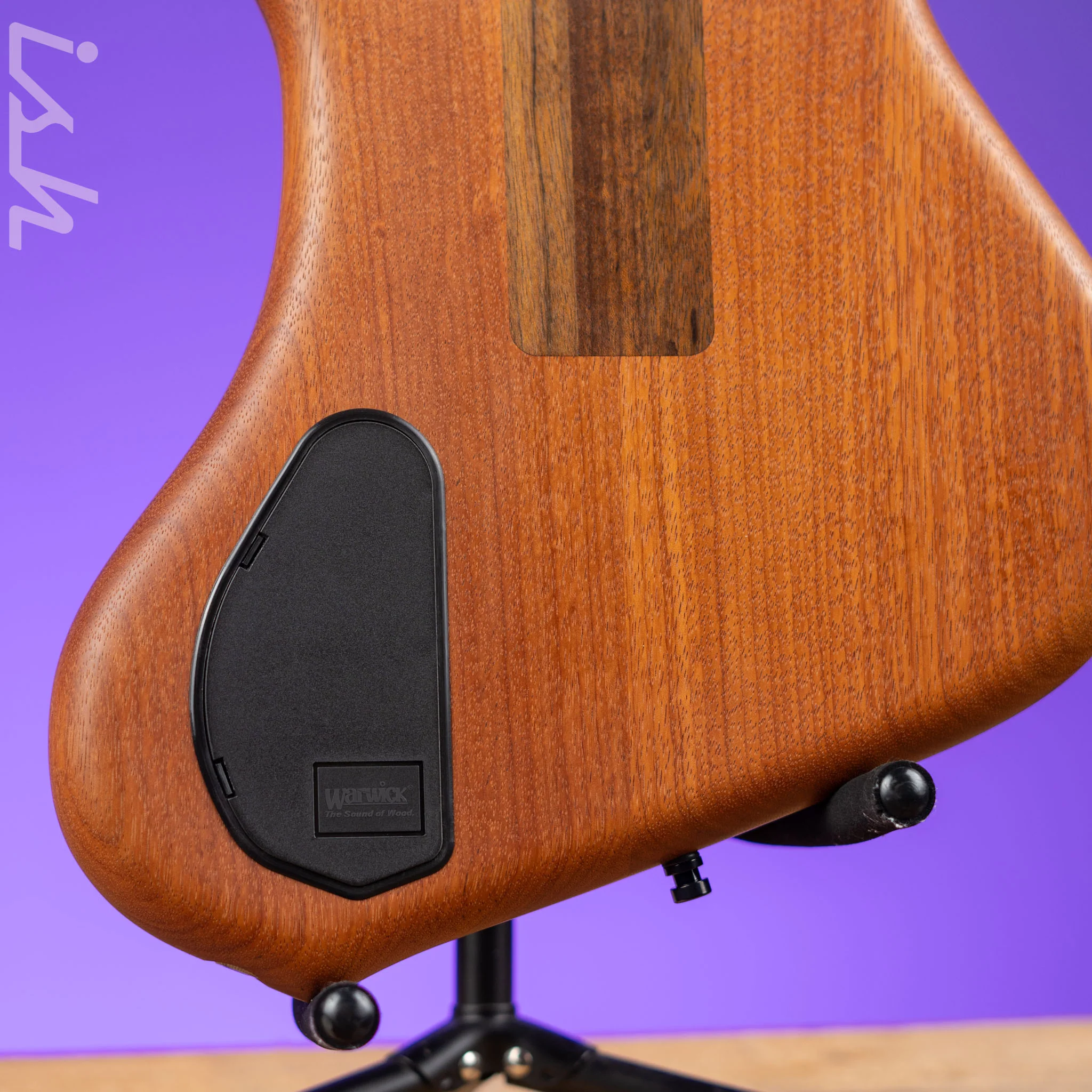 Ish x Warwick Dolphin SN TCS Custom Shop Endangered Species 4-String Bass Wenge Fretboard - Image 9