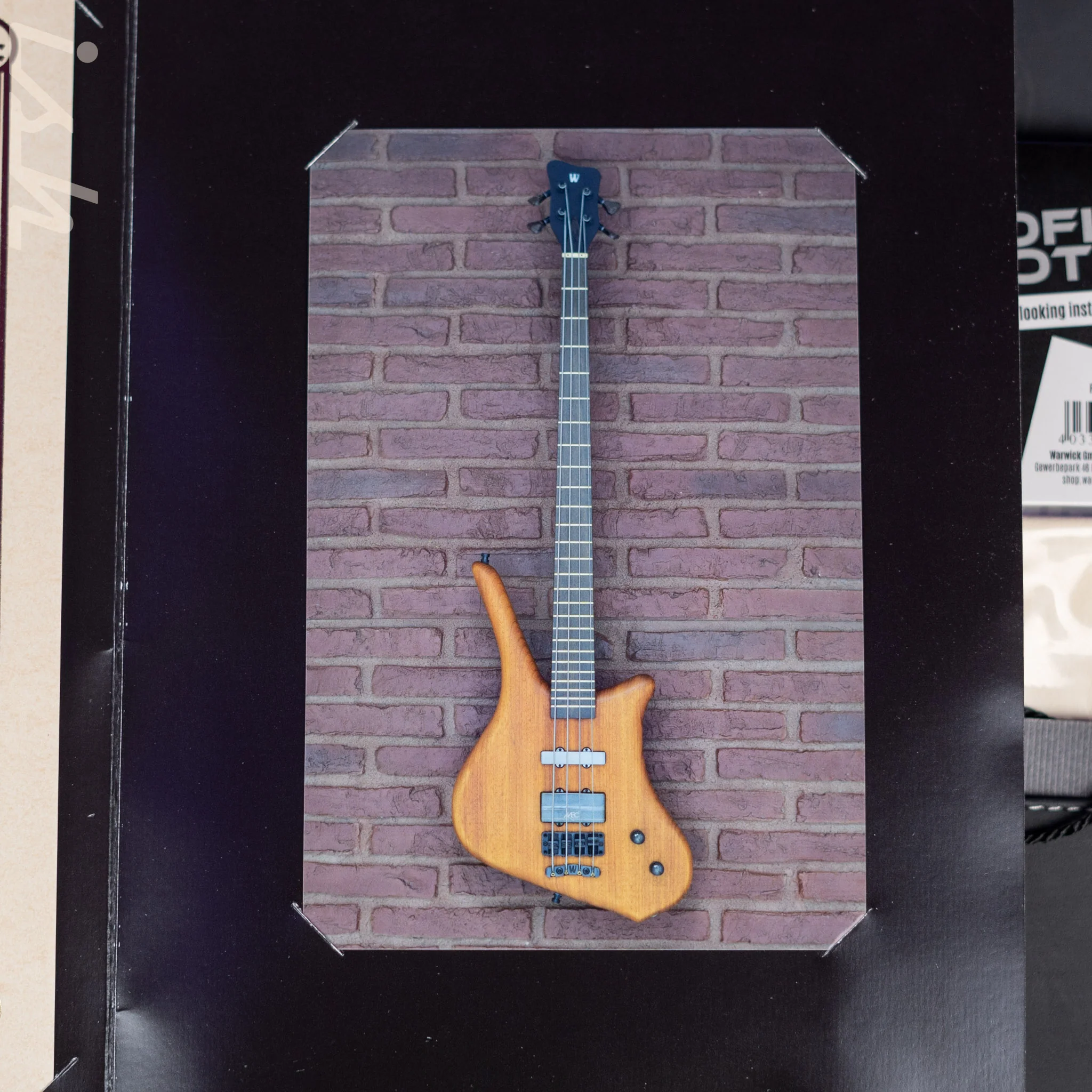 Ish x Warwick Dolphin SN TCS Custom Shop Endangered Species 4-String Bass Wenge Fretboard - Image 12