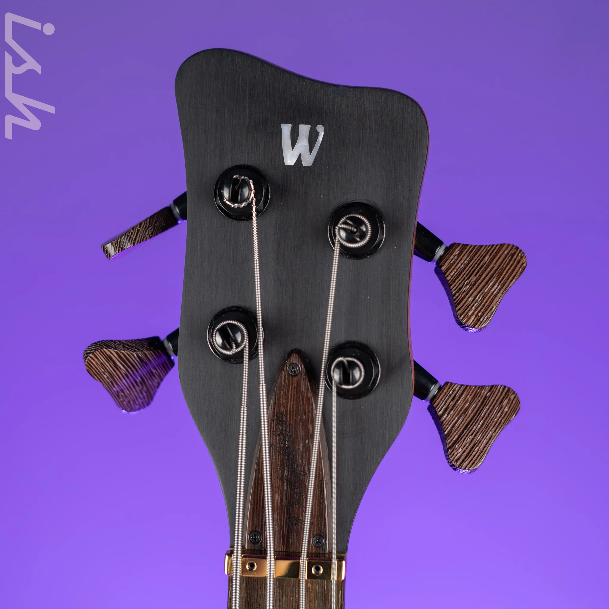 Ish x Warwick Dolphin SN TCS Custom Shop Endangered Species 4-String Bass Wenge Fretboard - Image 5