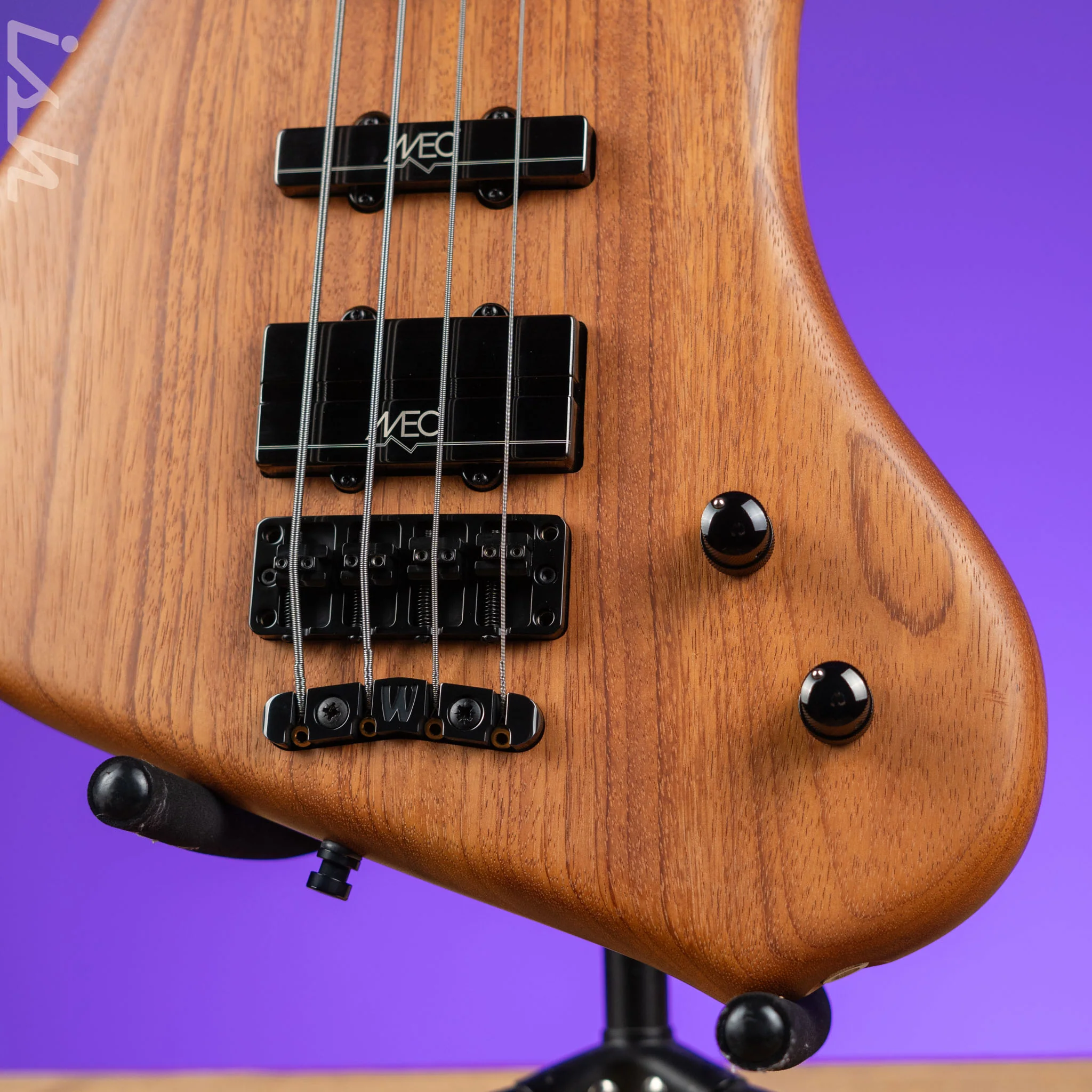 Ish x Warwick Dolphin SN TCS Custom Shop Endangered Species 4-String Bass Wenge Fretboard - Image 4