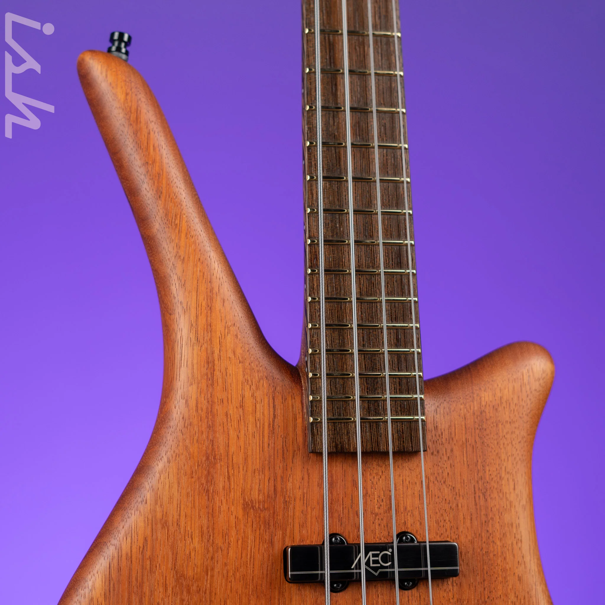 Ish x Warwick Dolphin SN TCS Custom Shop Endangered Species 4-String Bass Wenge Fretboard - Image 3