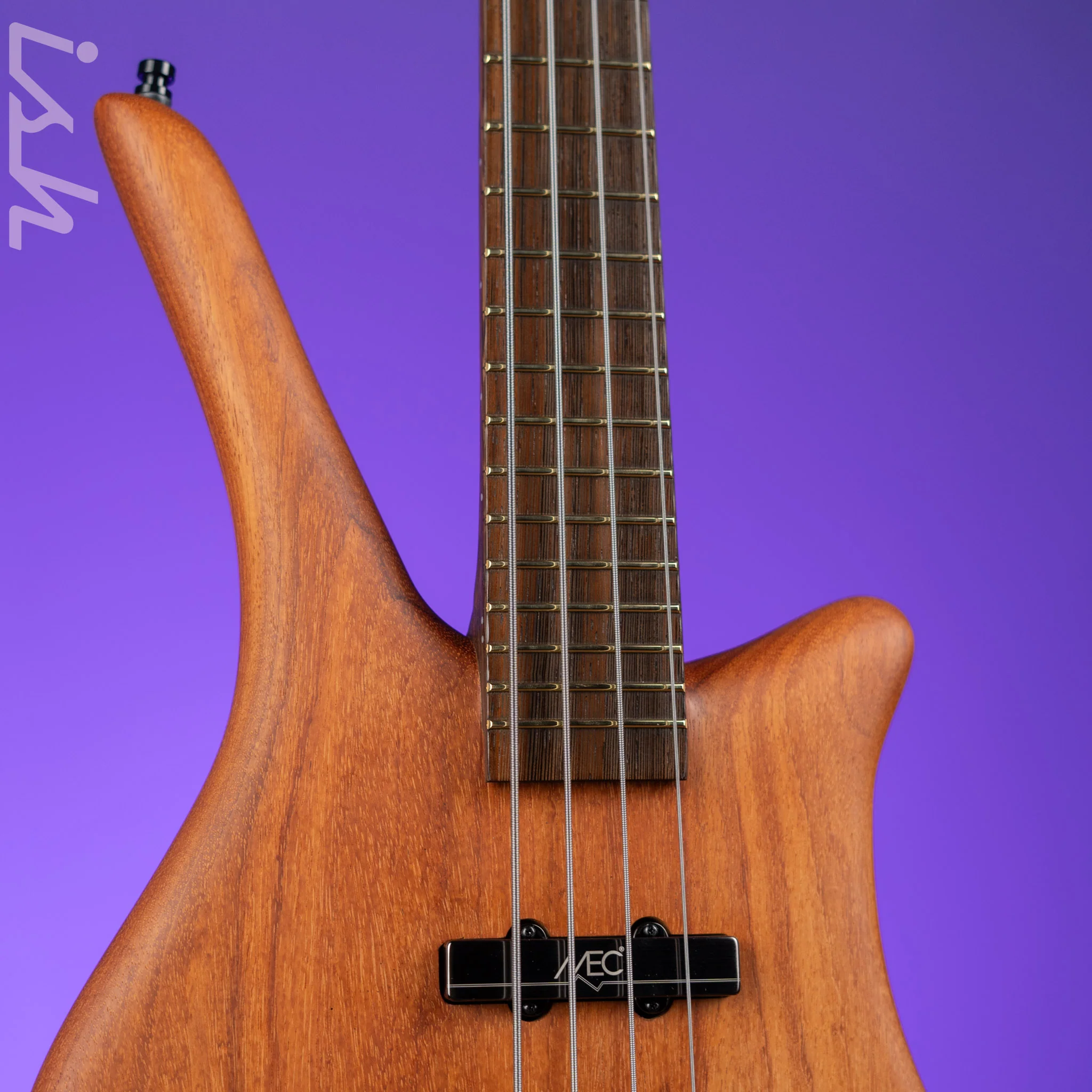 Ish x Warwick Dolphin SN TCS Custom Shop Endangered Species 4-String Bass Wenge Fretboard - Image 3