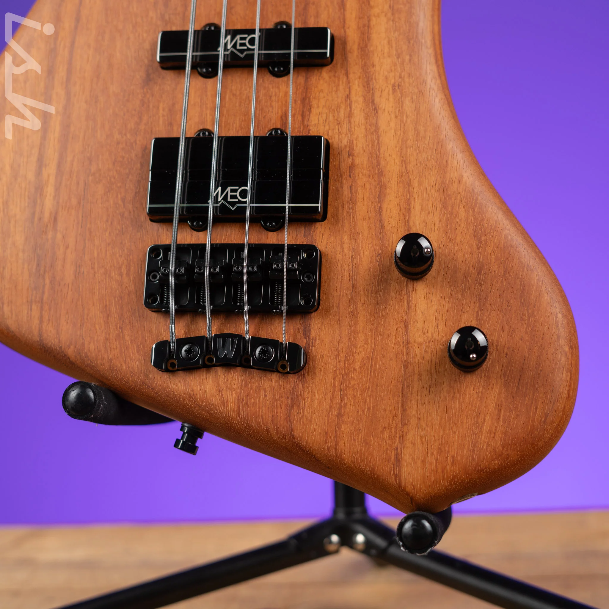 Ish x Warwick Dolphin SN TCS Custom Shop Endangered Species 4-String Bass Wenge Fretboard - Image 4