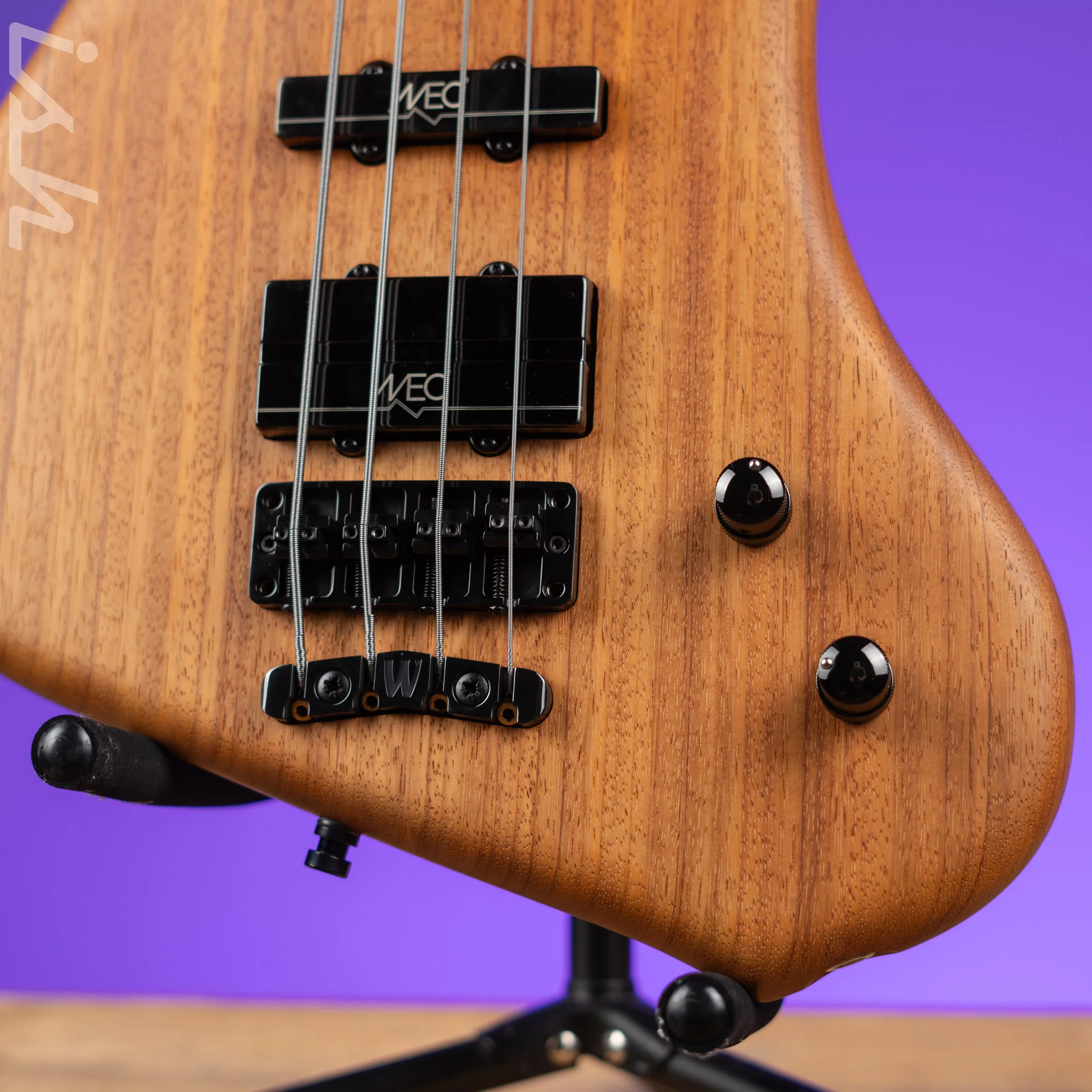 Ish x Warwick Dolphin SN TCS Custom Shop Endangered Species 4-String Bass Wenge Fretboard - Image 4