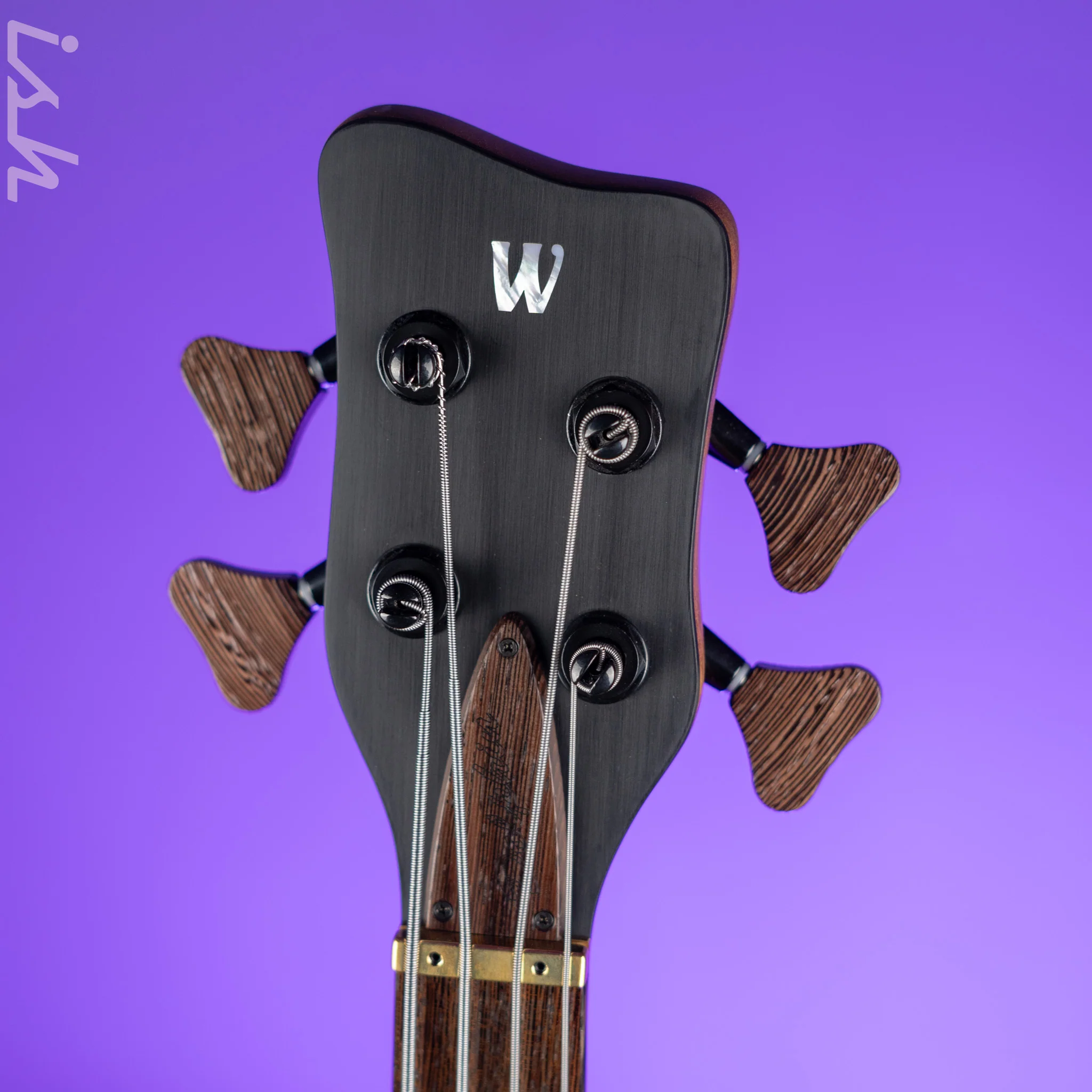 Ish x Warwick Dolphin SN TCS Custom Shop Endangered Species 4-String Bass Wenge Fretboard Demo - Image 7