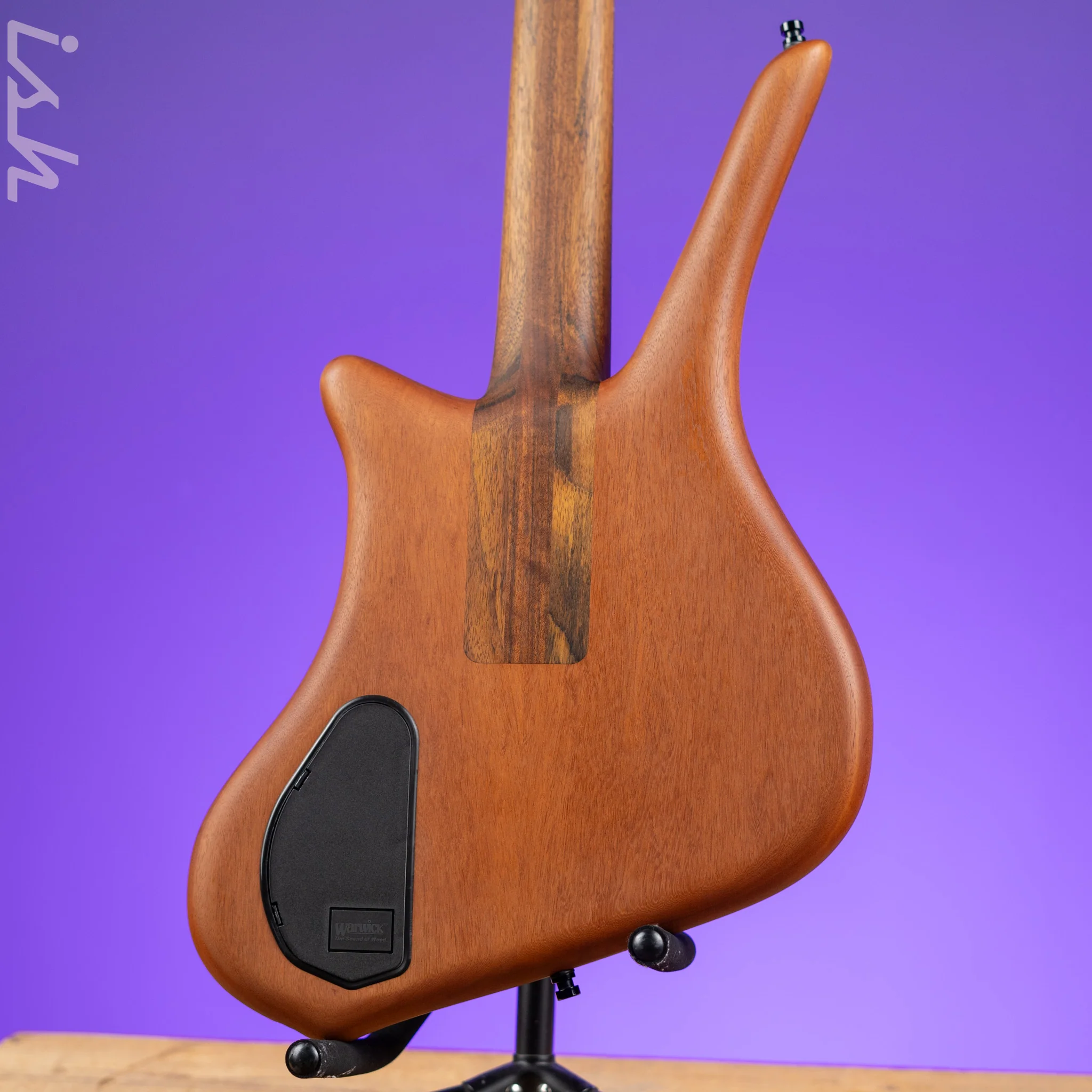 Ish x Warwick Dolphin SN TCS Custom Shop Endangered Species 4-String Bass Wenge Fretboard Demo - Image 9