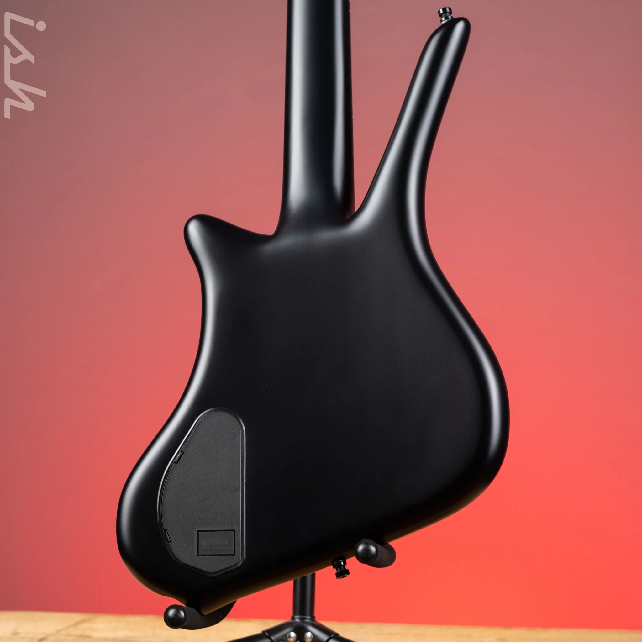 Ish x Warwick Dolphin SN TCS Custom Shop Endangered Species 5-String Bass Black Satin Ebony Fretboard Pre-Order - Image 7