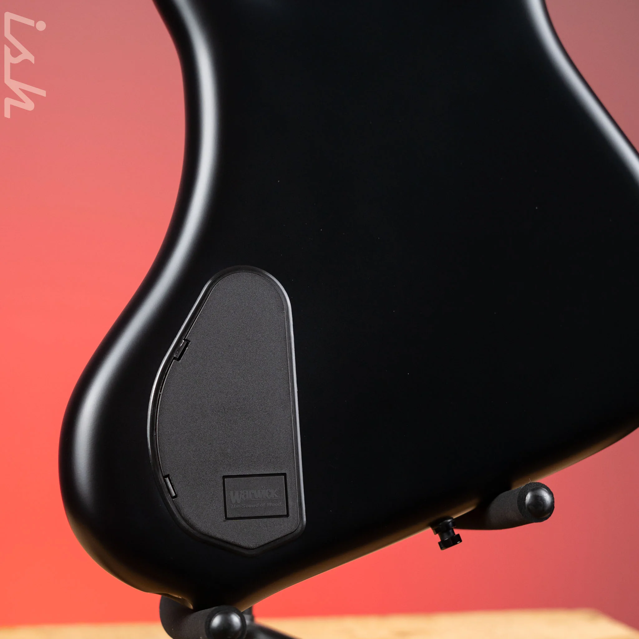 Ish x Warwick Dolphin SN TCS Custom Shop Endangered Species 5-String Bass Black Satin Ebony Fretboard Pre-Order - Image 9
