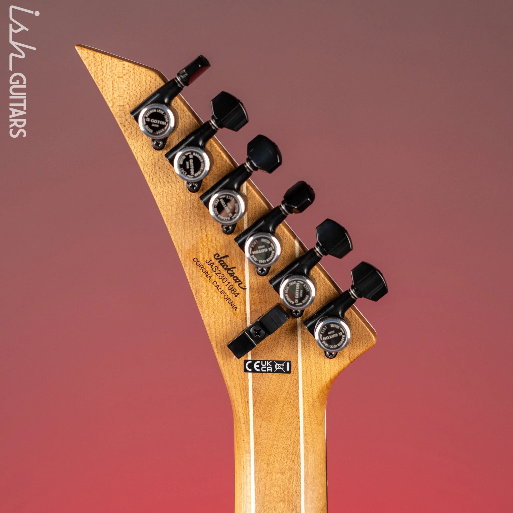 Jackson American Series Virtuoso Electric Guitar Mystic Blue Demo - Image 10