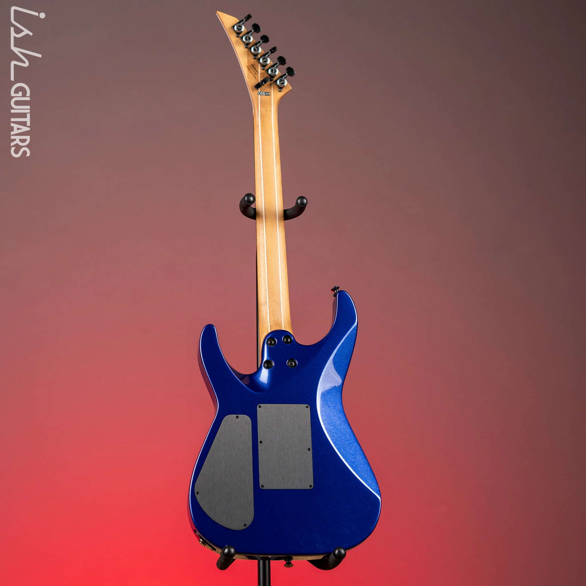 Jackson American Series Virtuoso Electric Guitar Mystic Blue Demo - Image 6