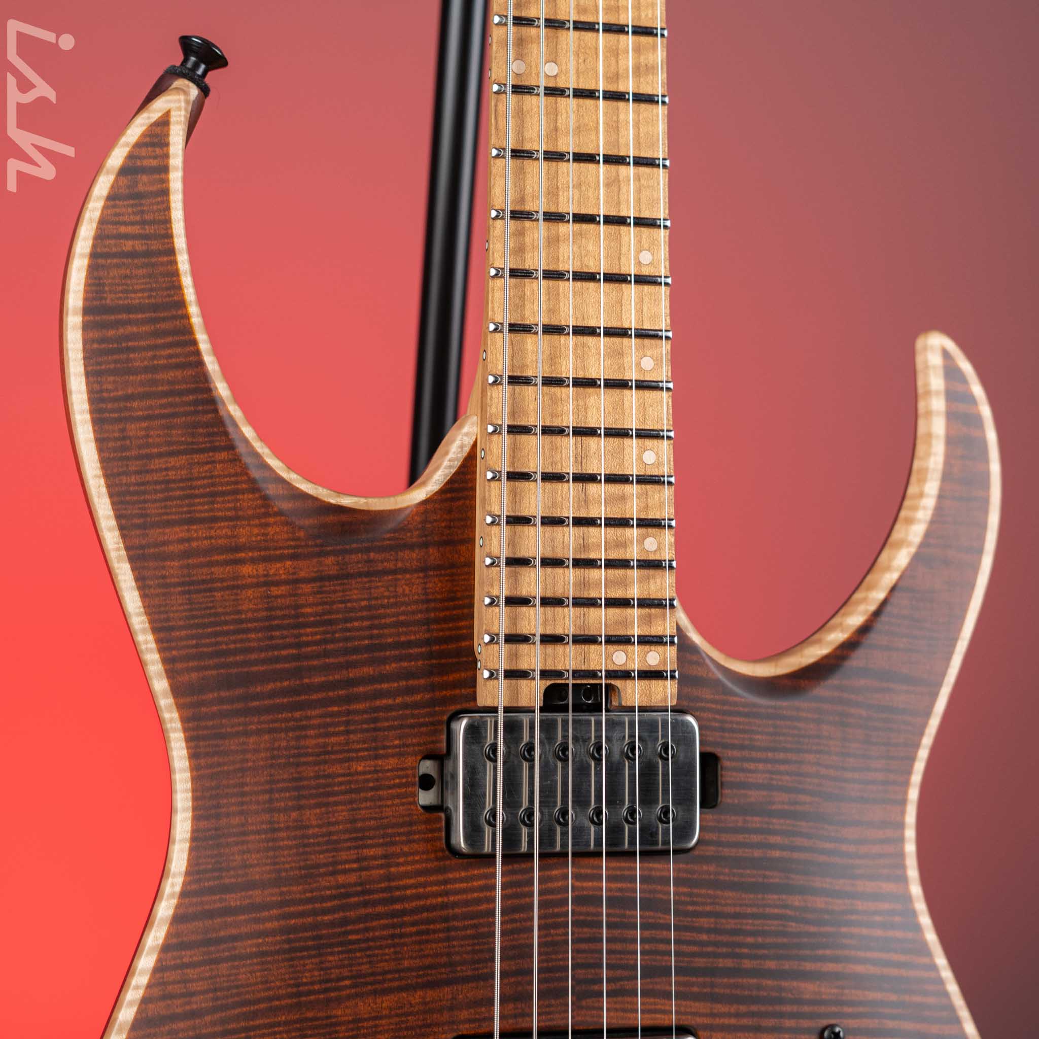 Jackson Custom Shop Misha Mansoor Signature Juggernaut HT FM 6 Amber Tiger Eye - Image 3