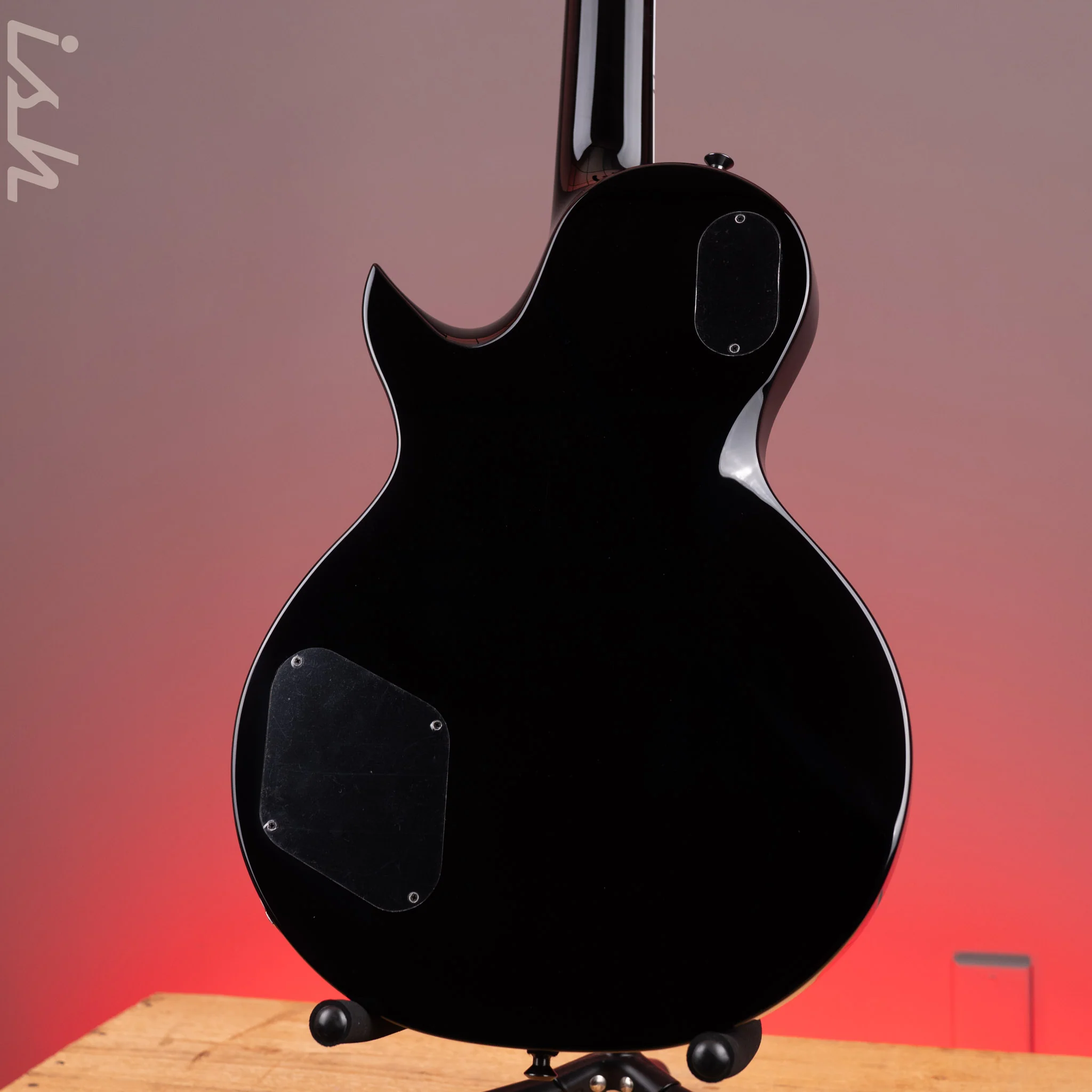Jackson Custom Shop USA Marty Friedman Signature MF-1 Black Gloss White Bevel - Image 7