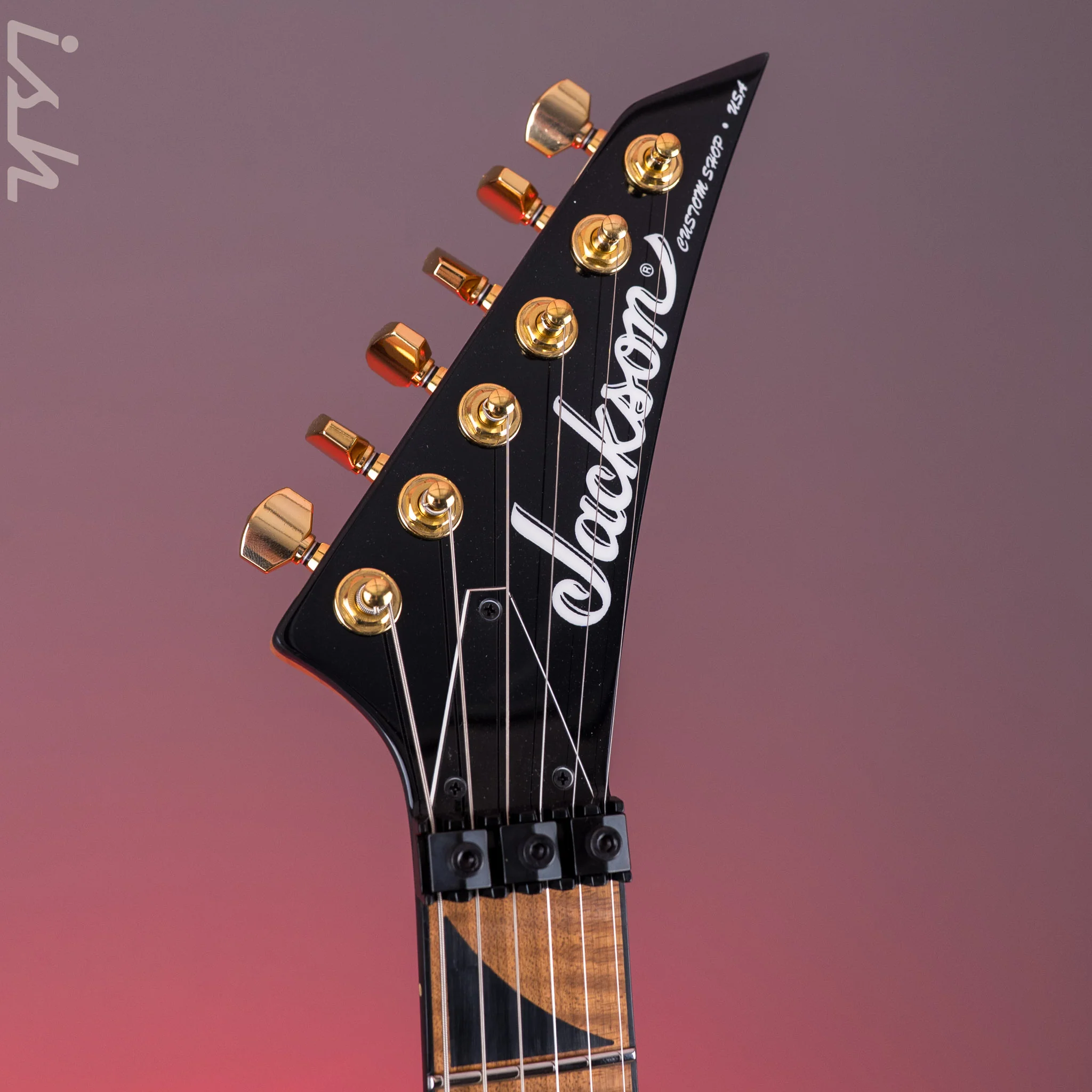 Jackson Custom Shop USA Special Edition Dinky Black Gold - Image 6