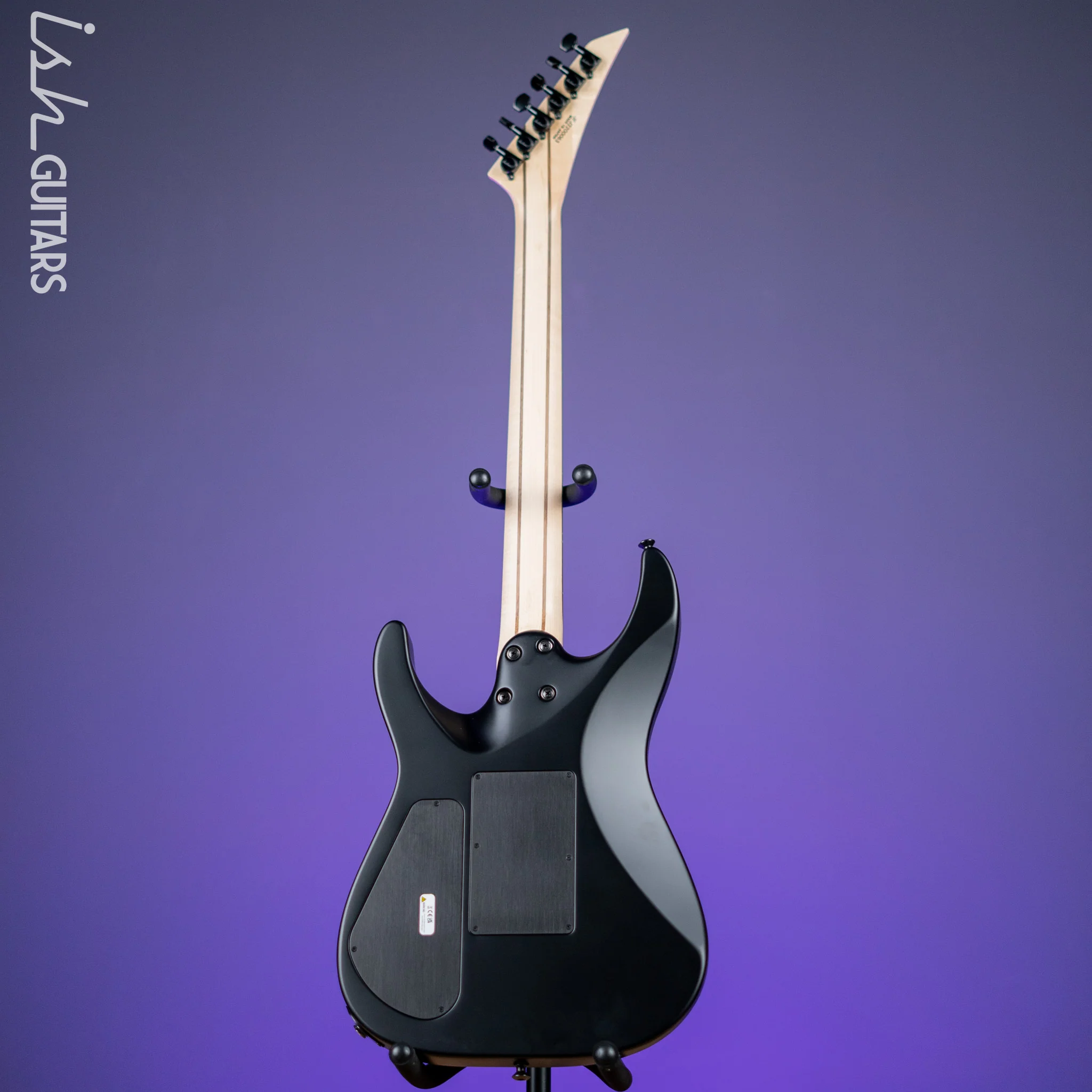 Jackson MJ Series Dinky DKR Stealth Satin Black Demo - Image 7