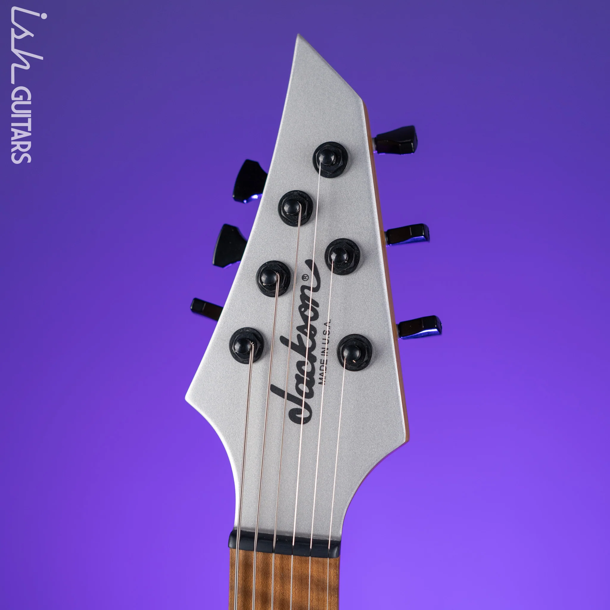 Jackson USA Custom Shop Misha Mansoor Signature Juggernaut HT6 Satin Silver - Image 5