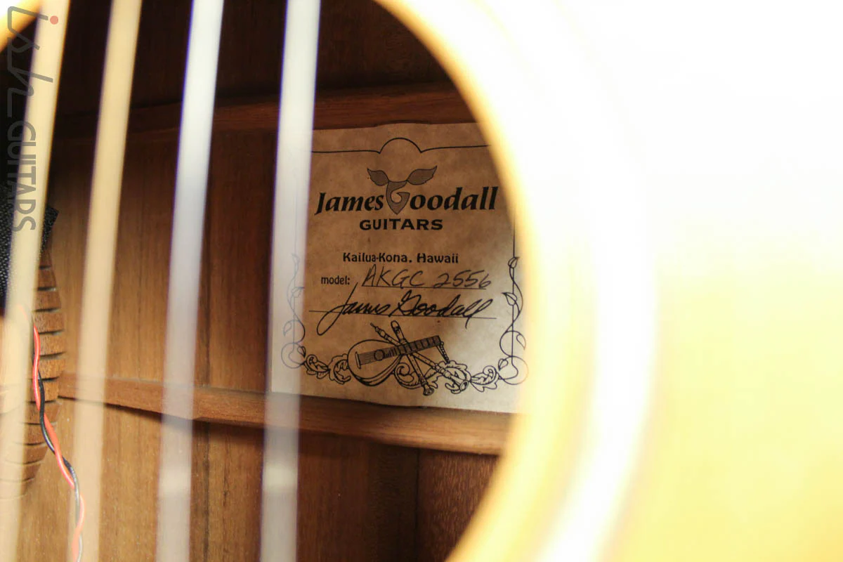 2002 James Goodall Aloha Koa Grand Concert AKCG - Image 5