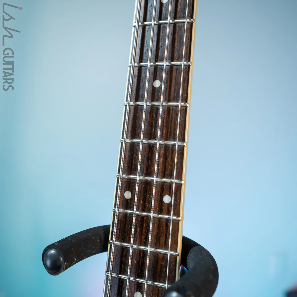 Jay Turser Semi-Hollow Bass Sunburst - Image 6