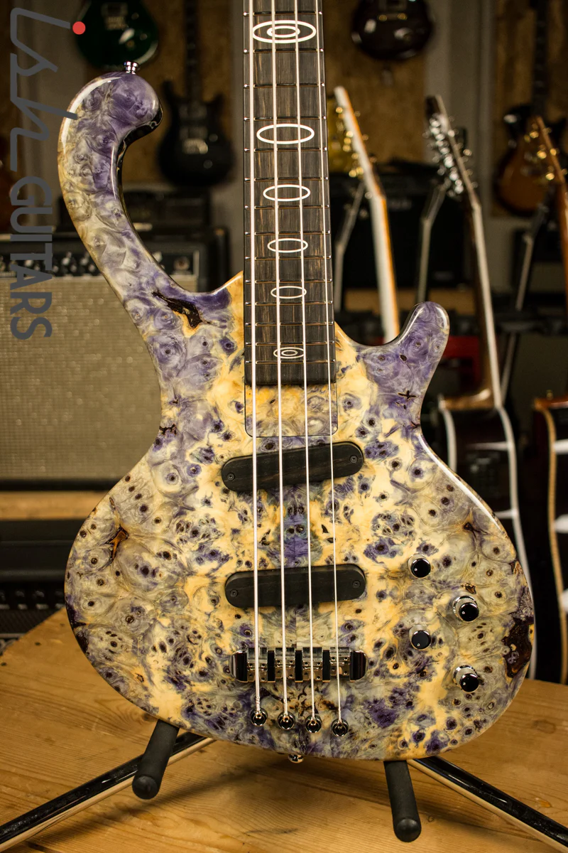 Ritter Roya 4 String 21st Anniversary "Drunken Burl" Bass Guitar