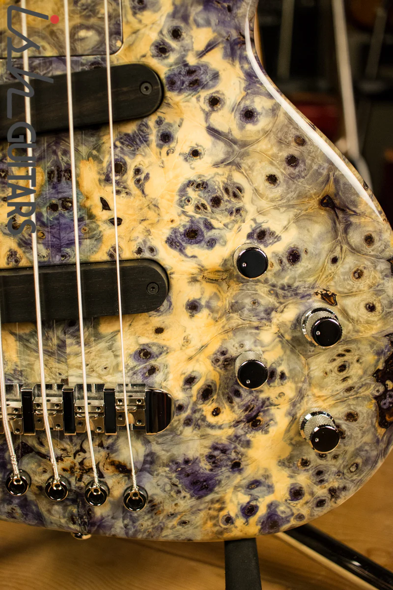 Ritter Roya 4 String 21st Anniversary "Drunken Burl" Bass Guitar - Image 3