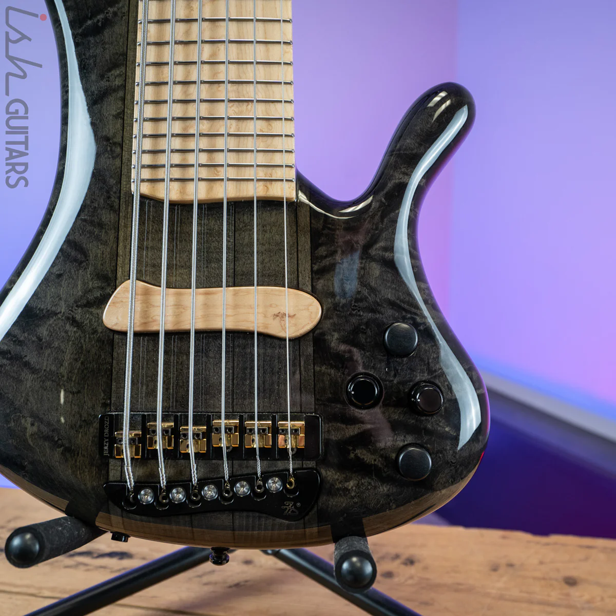 2004 Jerzy Drozd Prodigy 6 String Trans Black - Image 4