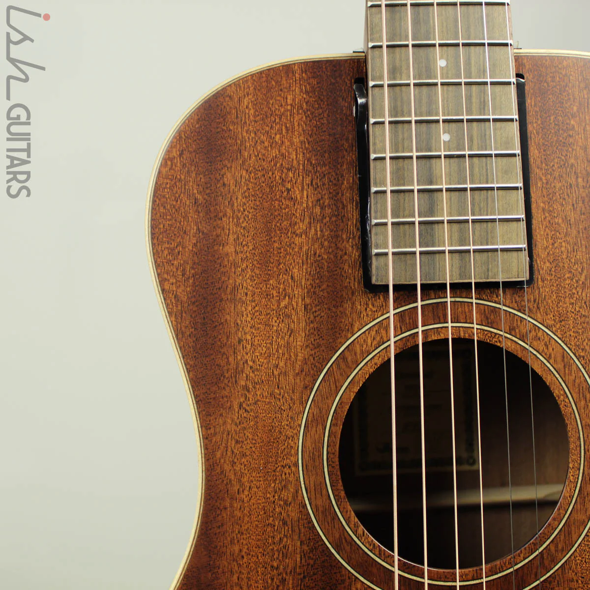 Journey Instruments OF310 Overhead Mahogany Sapele Acoustic Travel Guitar - Image 7