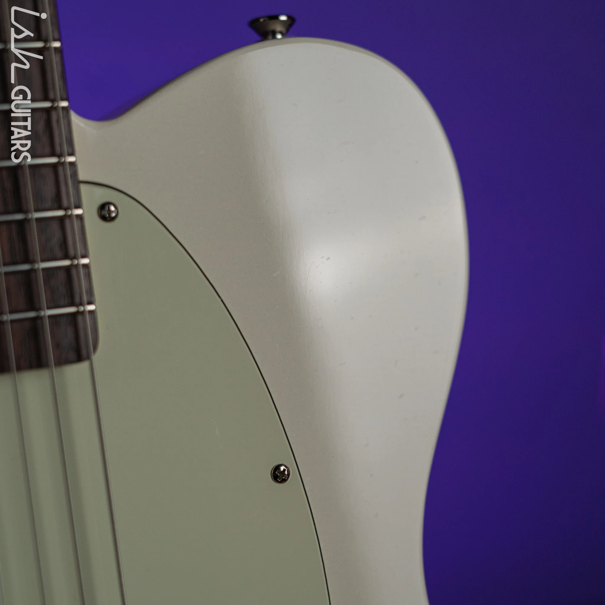 K-Line Truxton Left Handed Guitar White - Image 5