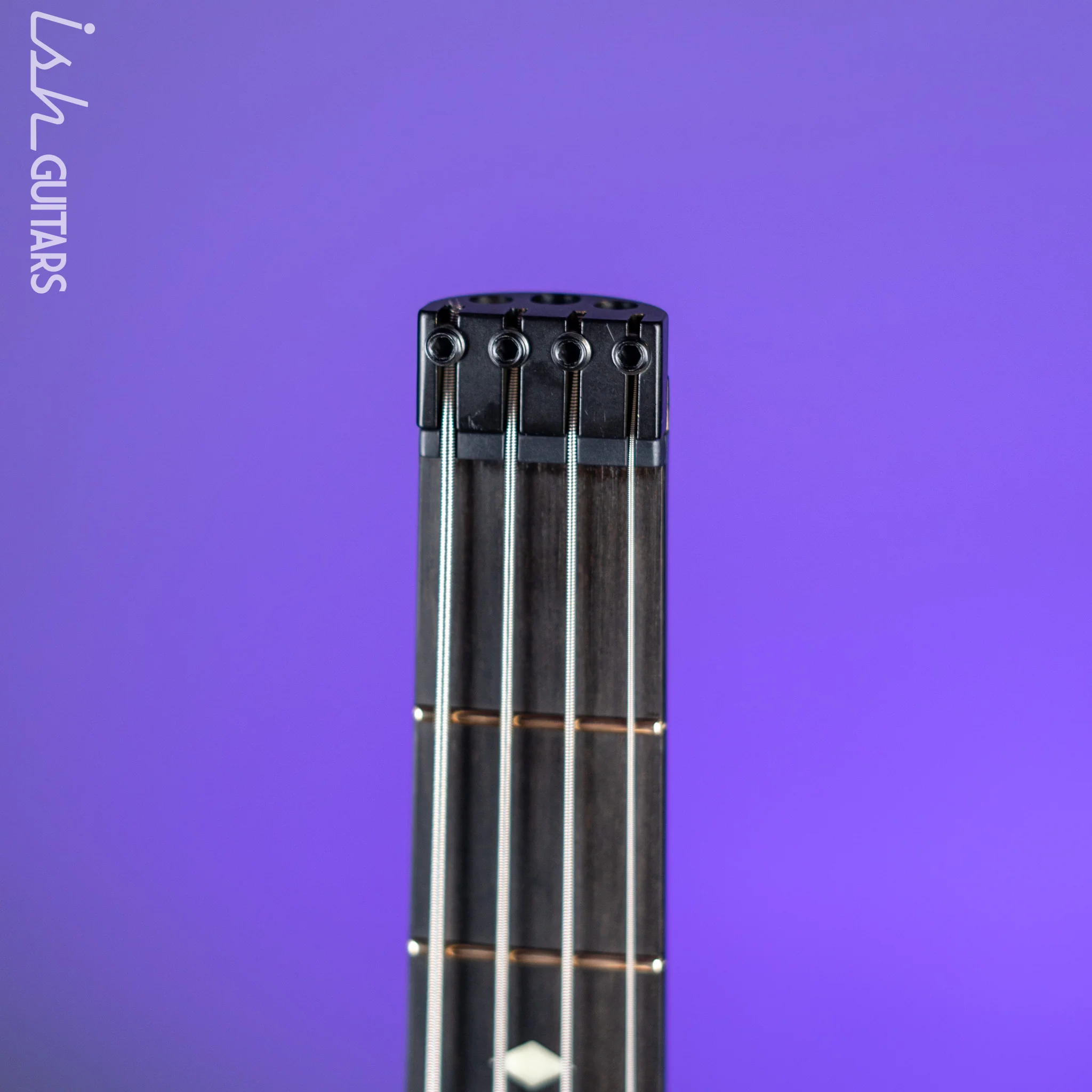 Kiesel VB4 Short Scale Vader 4-String Bass Metallic Black Gloss - Image 7
