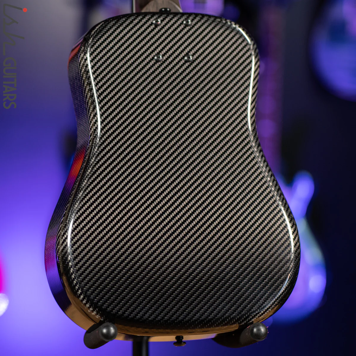 Klōs Hybrid Acoustic Travel Guitar Carbon Fiber Demo - Image 7
