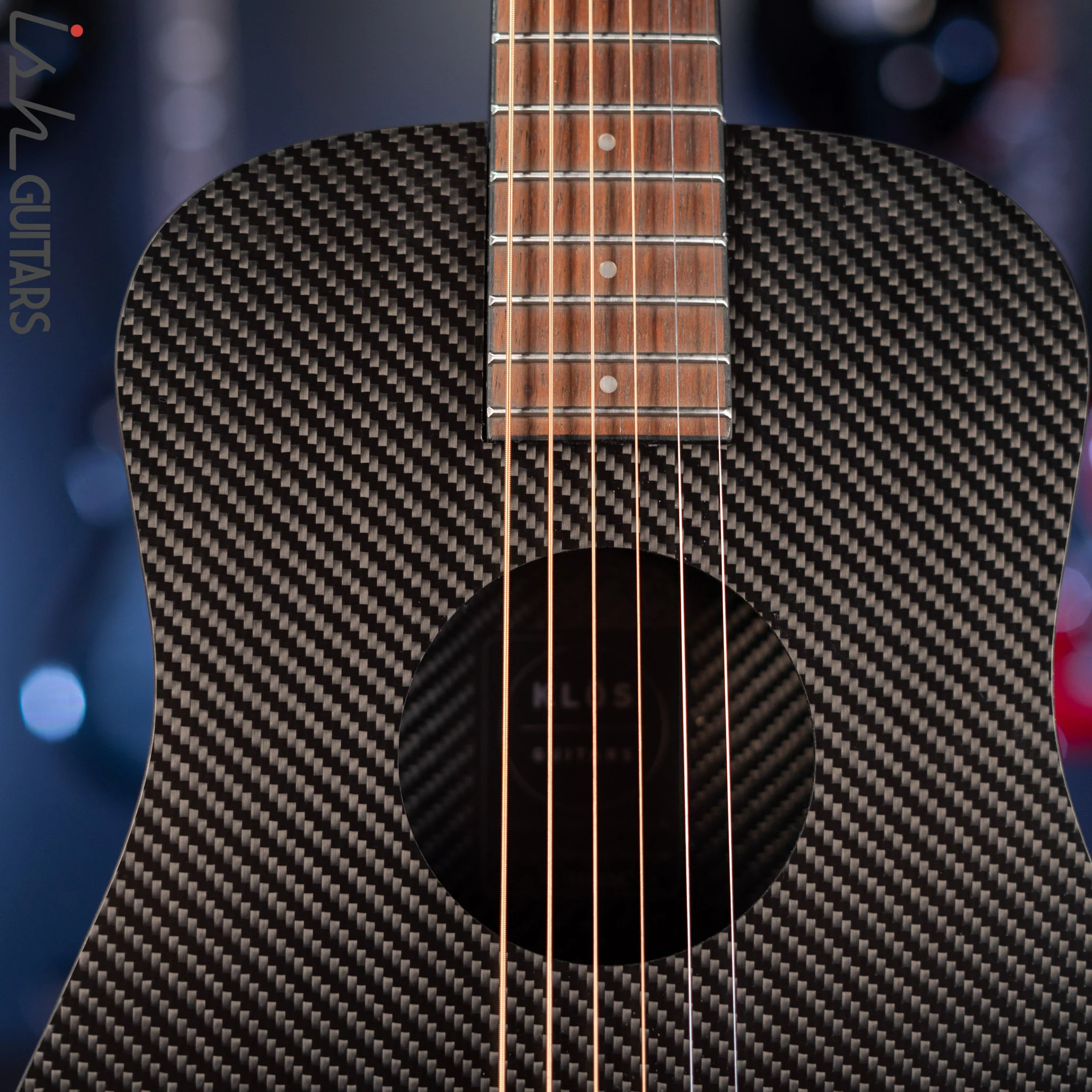 Klos Hybrid Travel Acoustic Guitar Carbon Fiber - Image 3