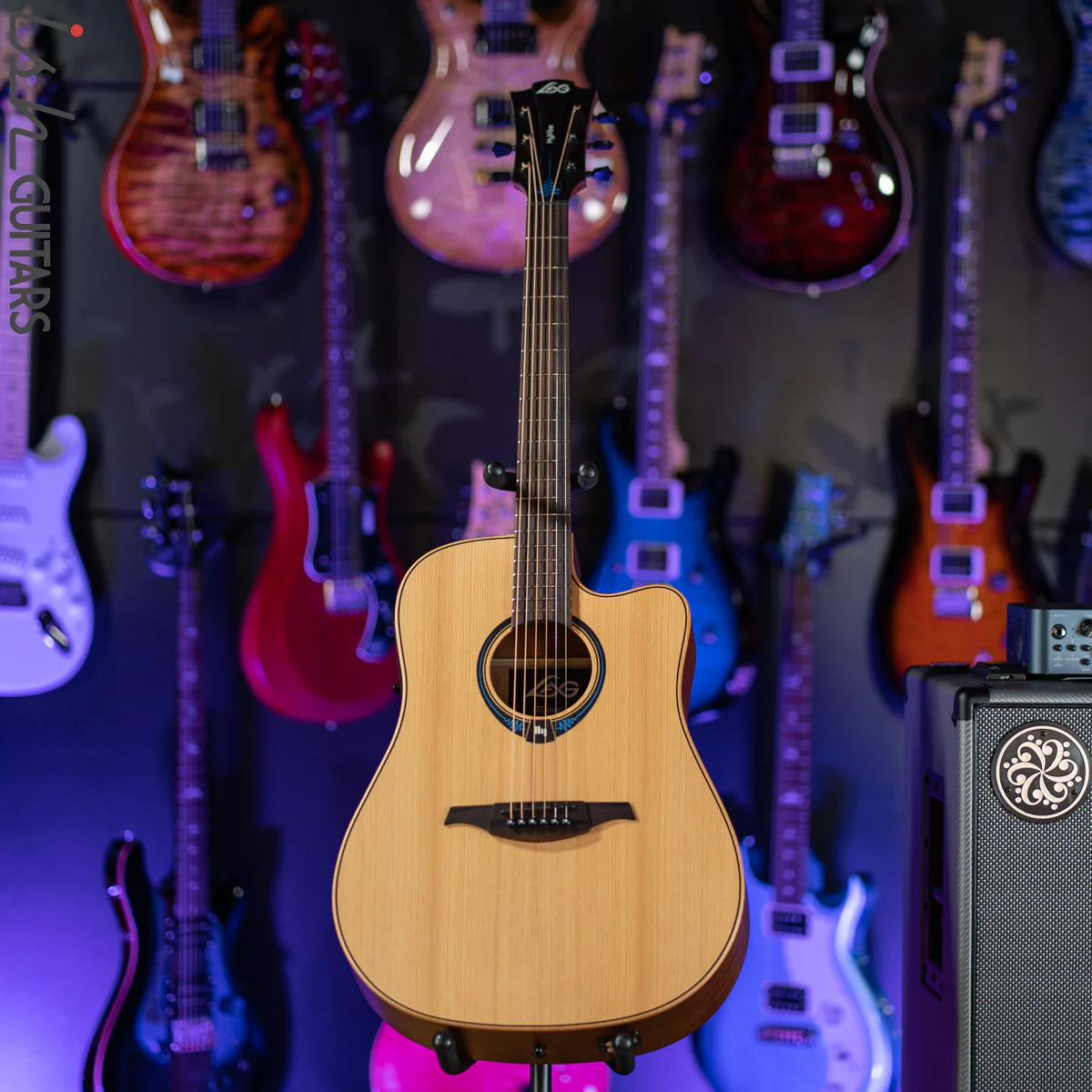Lag Tramontane HyVibe THV10DCE Acoustic Electric Smart Guitar Natural - Image 2